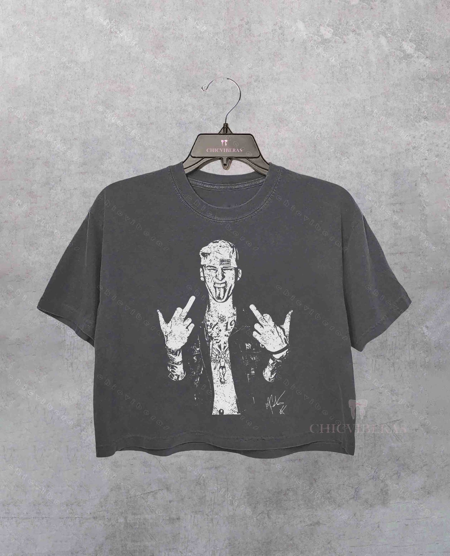 Machine Mgk Kelly Vintage Crop Shirt