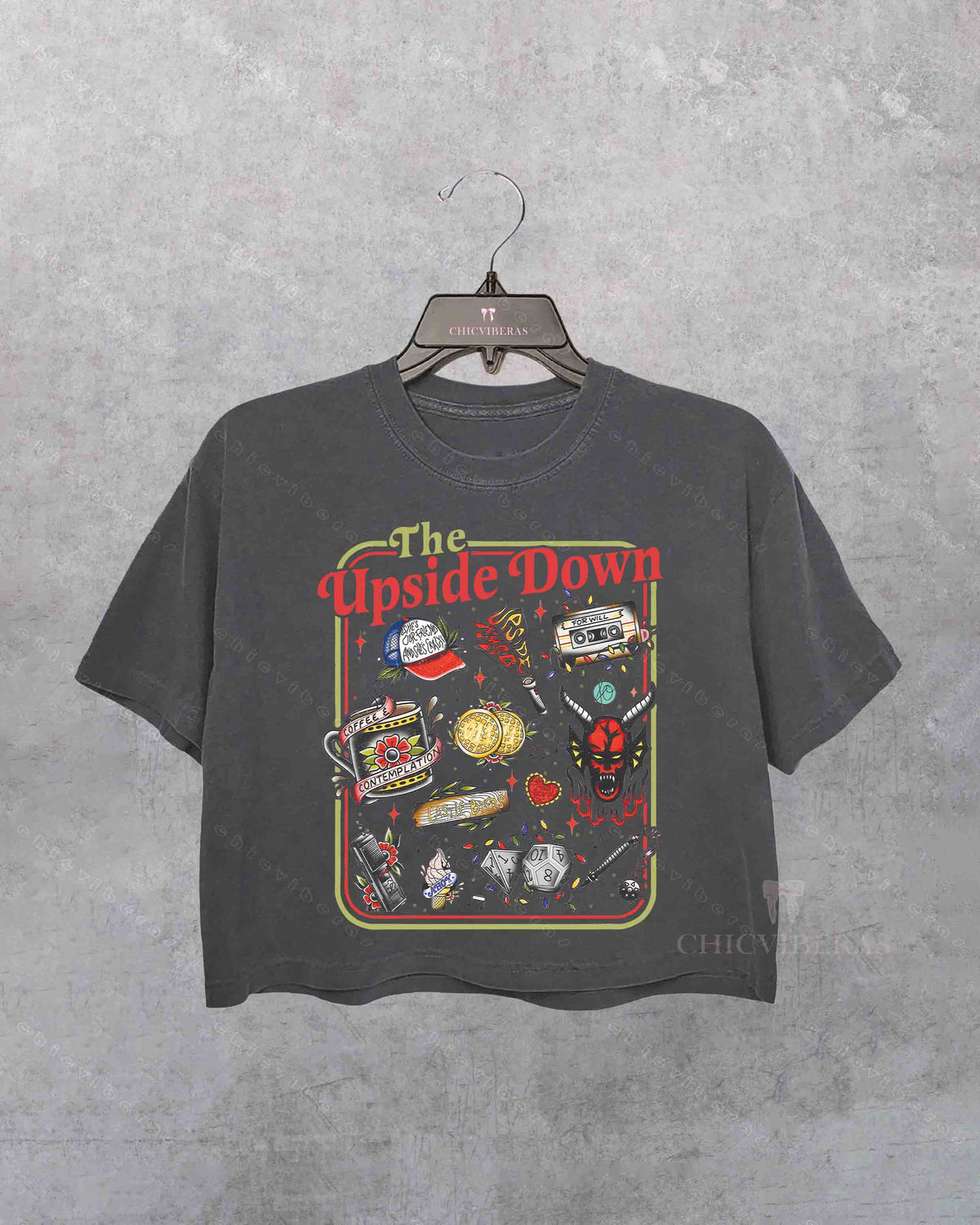Welcome To The Up & Side Down Crop Shirt