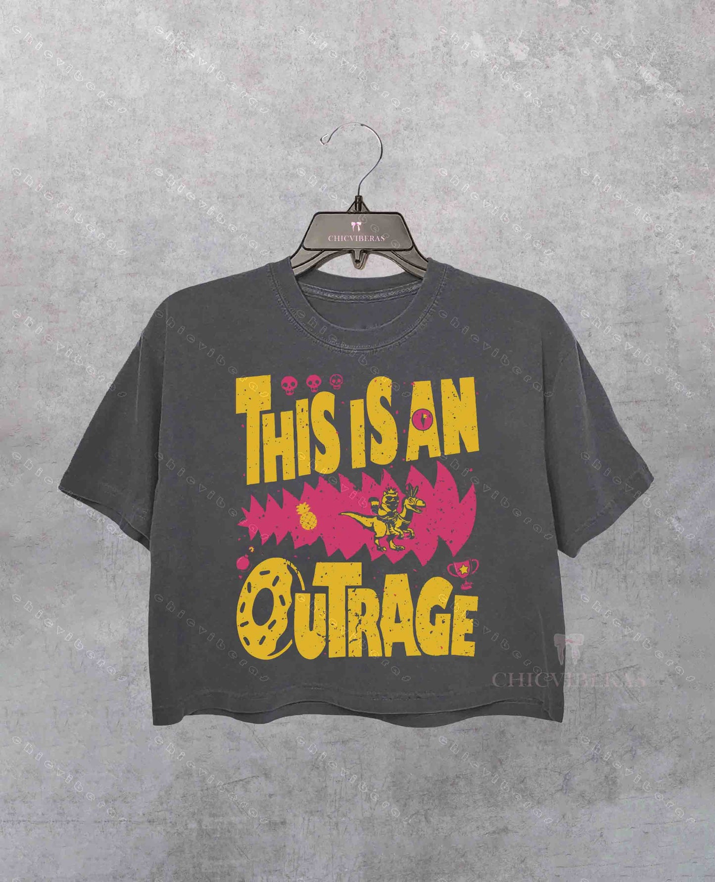 This Is An Outrage Dungeon Crawler Carl Crop Shirt