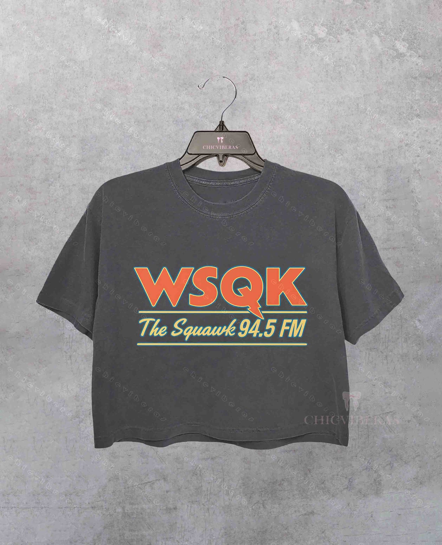 Retro WSQK The Squawk Crop Shirt