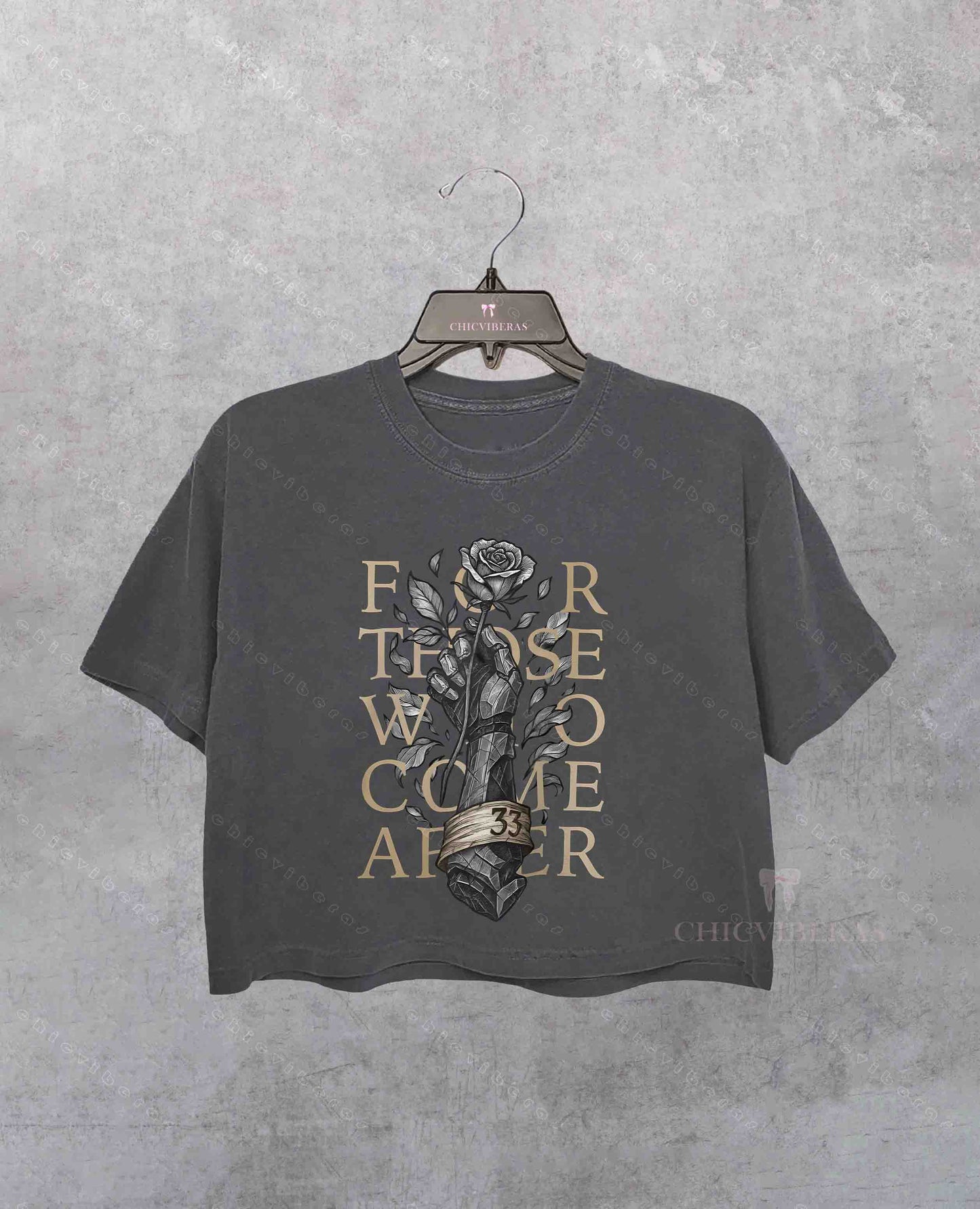 For Those Who Come After Gamer Crop Shirt
