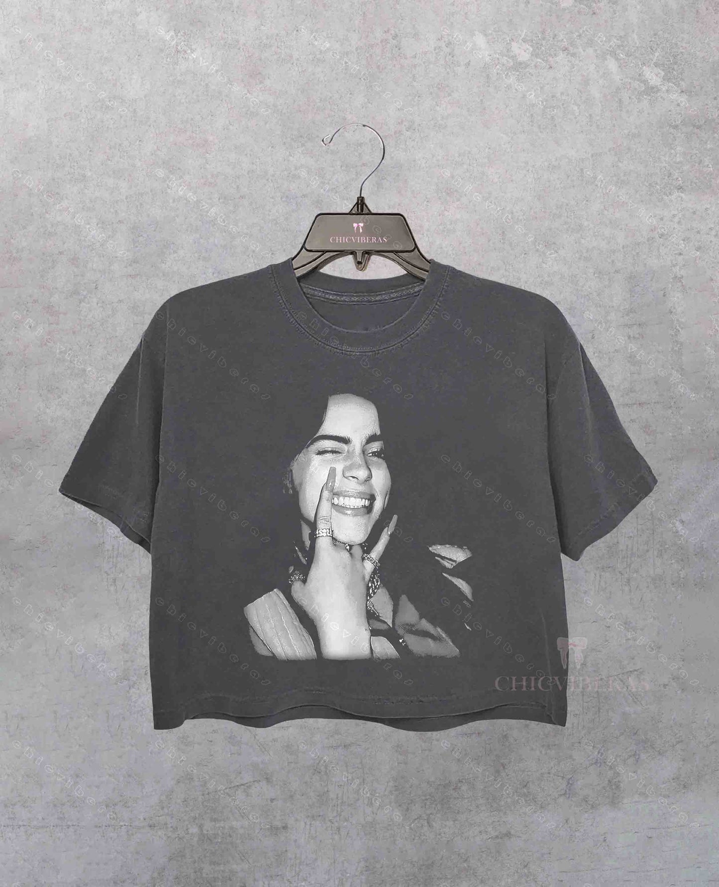 Billie Tour Hit Me Hard and Soft Crop Shirt