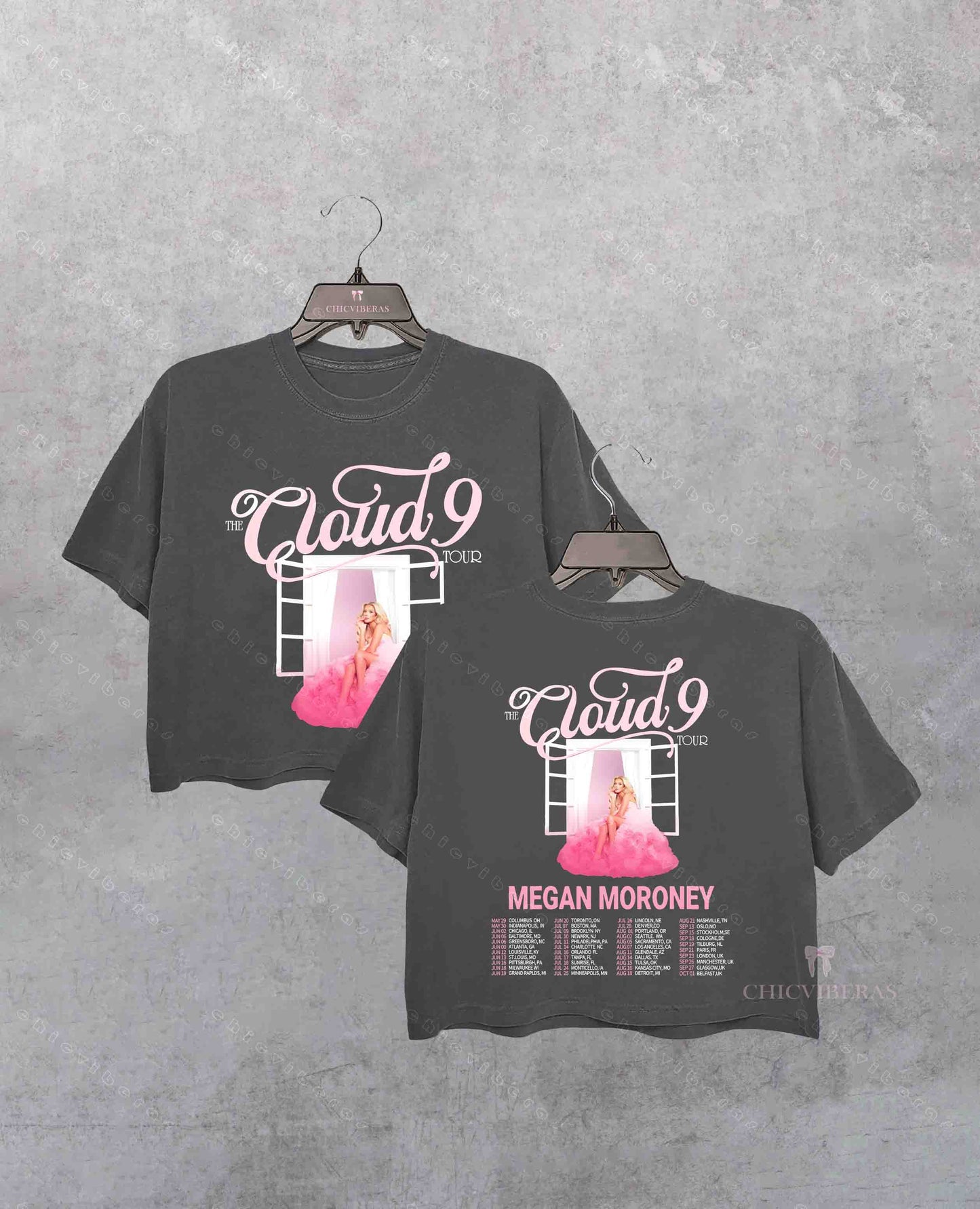 2sided Megan Moroney Country Music Crop Shirt
