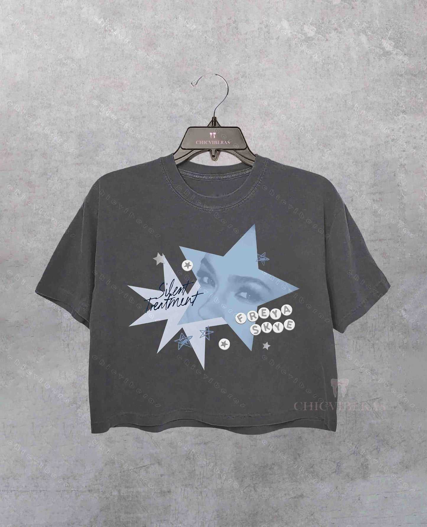 Freya Skye Shirt, Music Tour Silent Treatment Crop Shirt
