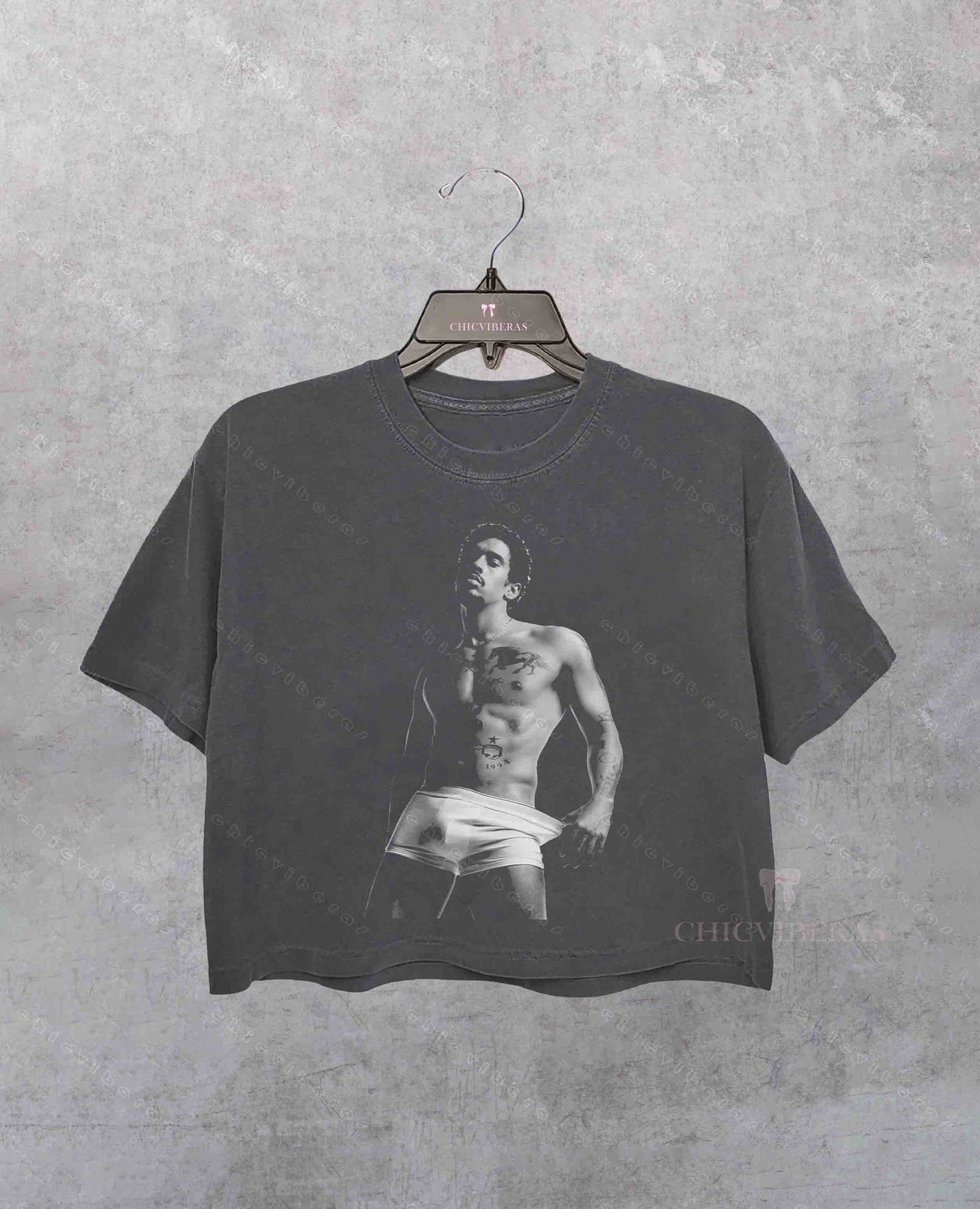 Puerto Rico Boricua Bunny Concert Crop Shirt