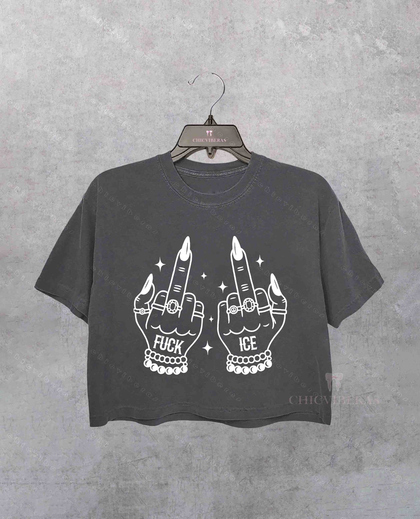 F*ck ICE Social Justice Crop Shirt