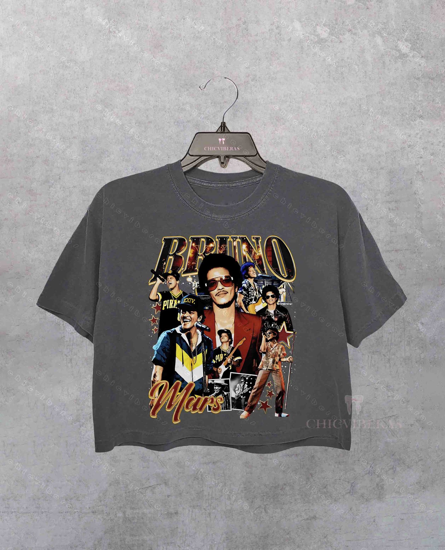 Bru.Mars Concert Music Crop Shirt