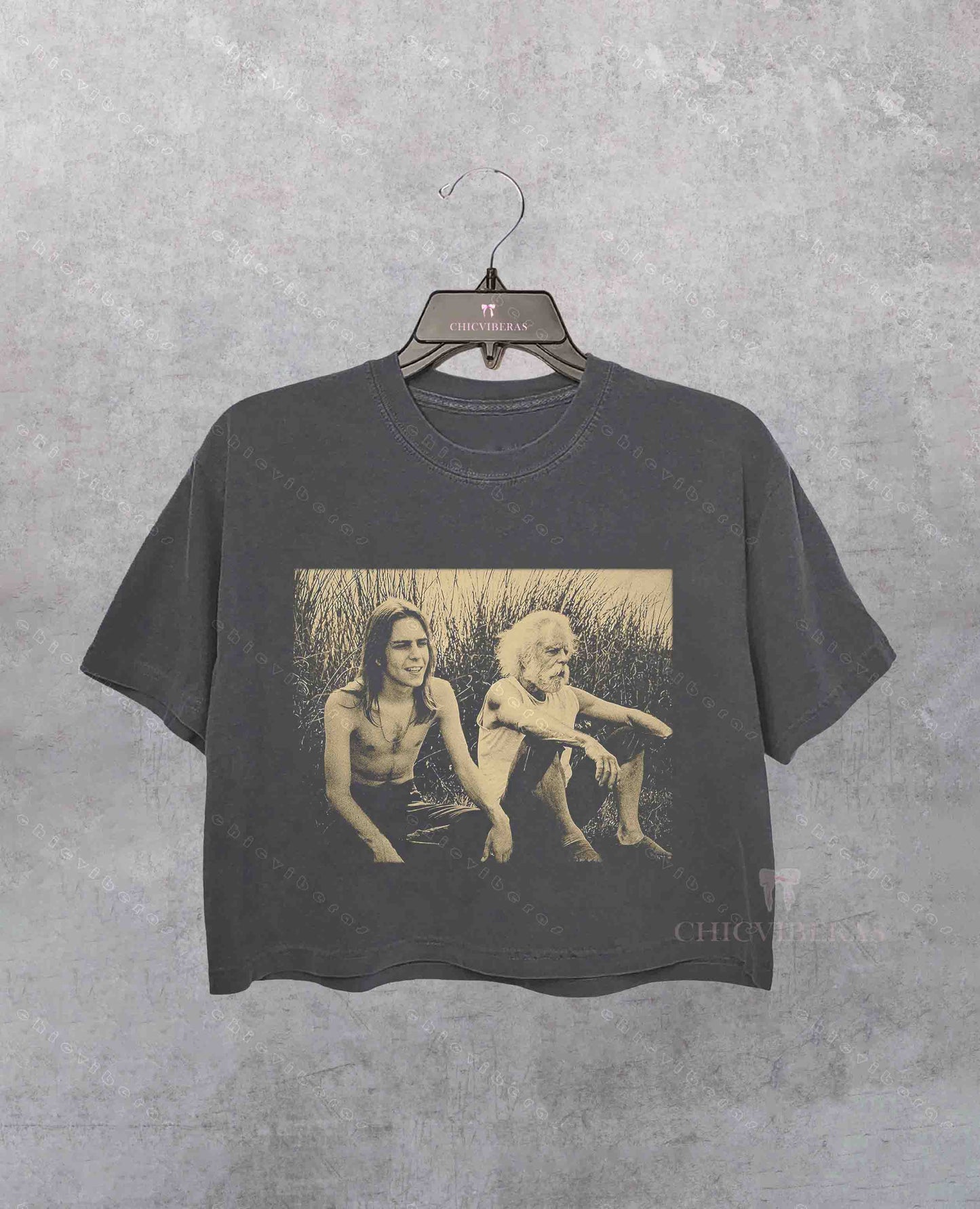 Bob Weir Deadhead Vintage Crop Shirt