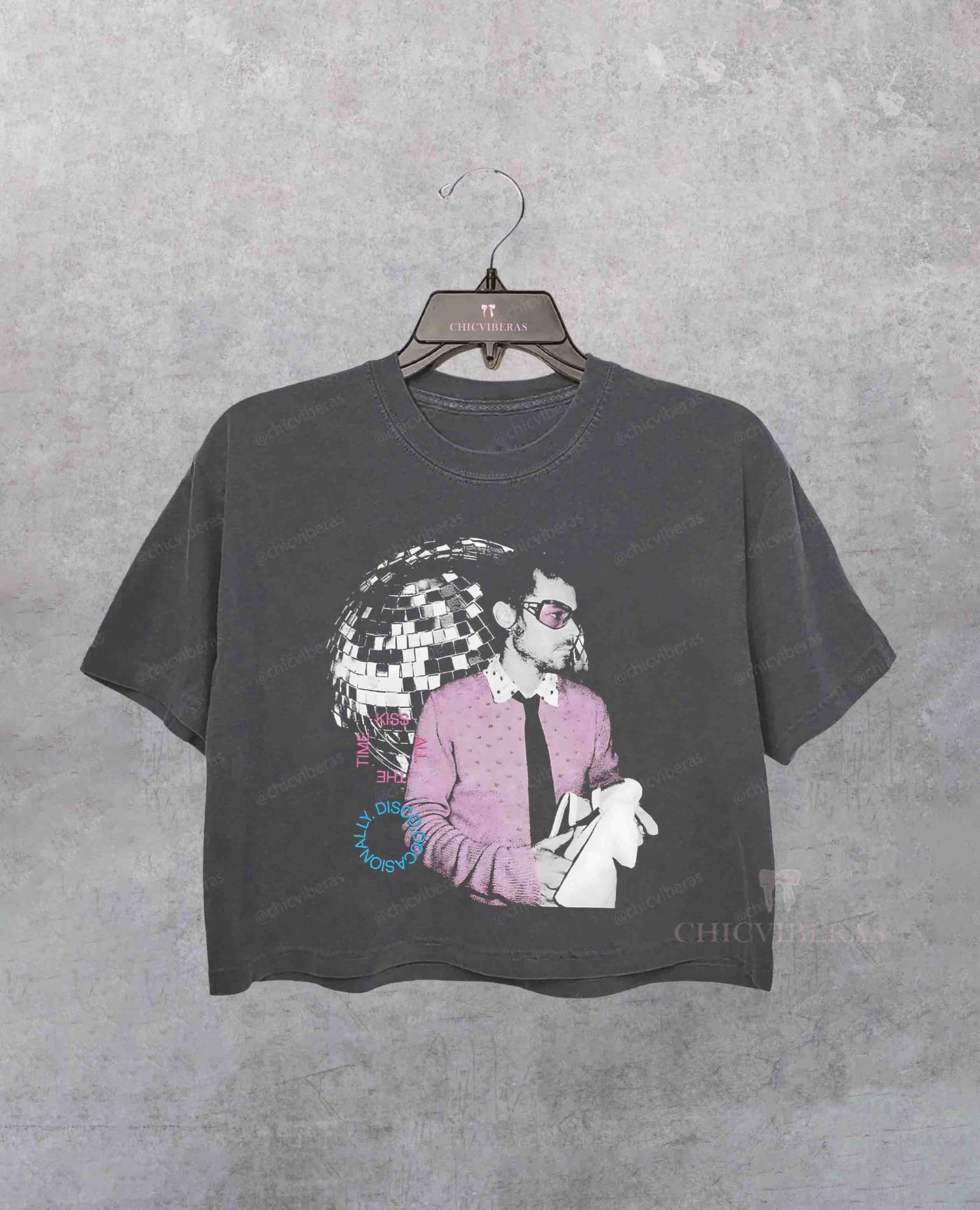 Kiss All The Time HS4 Crop Shirt