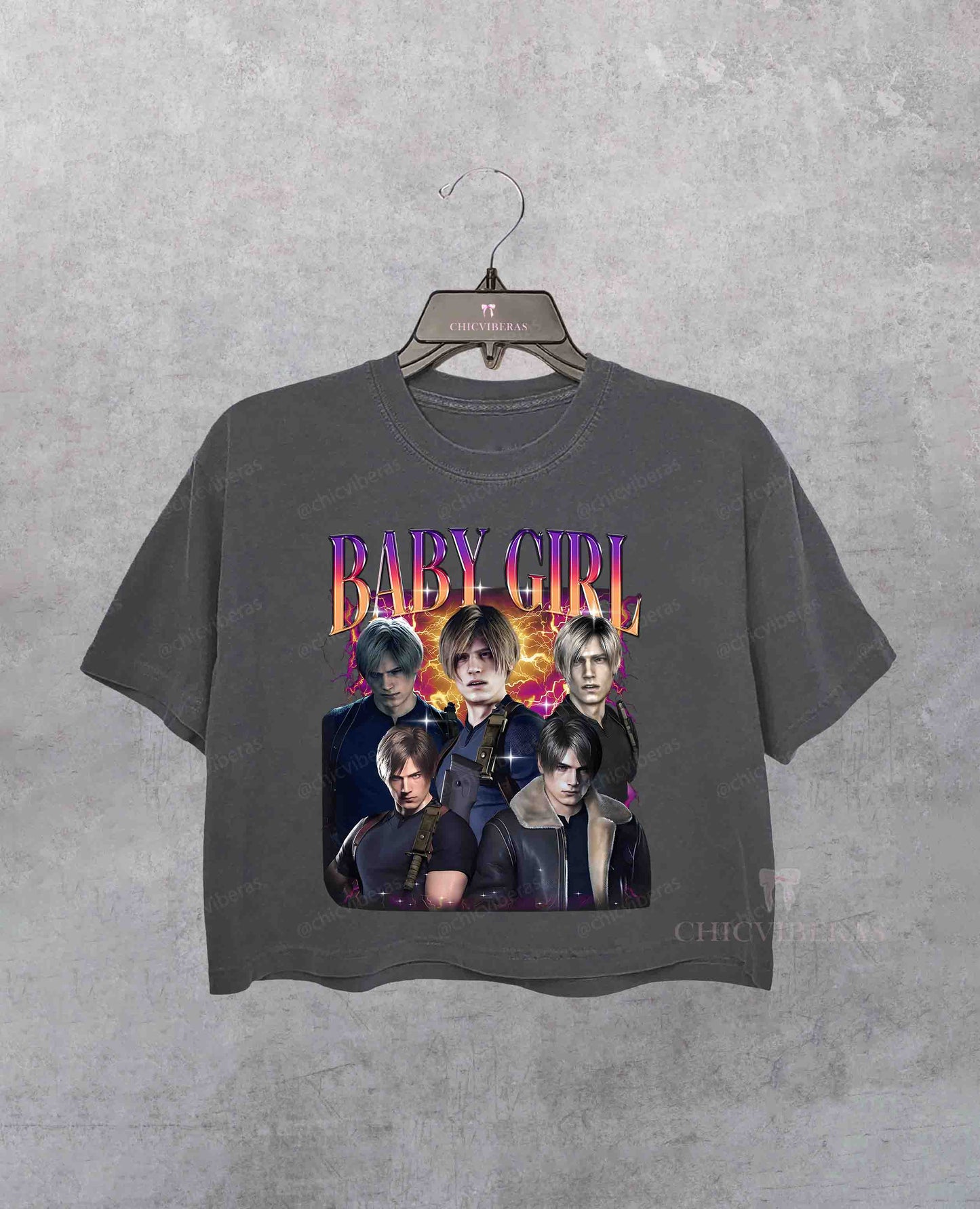 Limited Leon Kennedy Resident Evil Requiem Crop Shirt