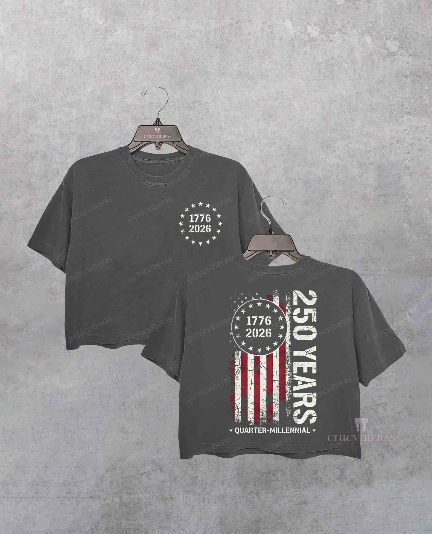 America 250th Anniversary Crop Shirt