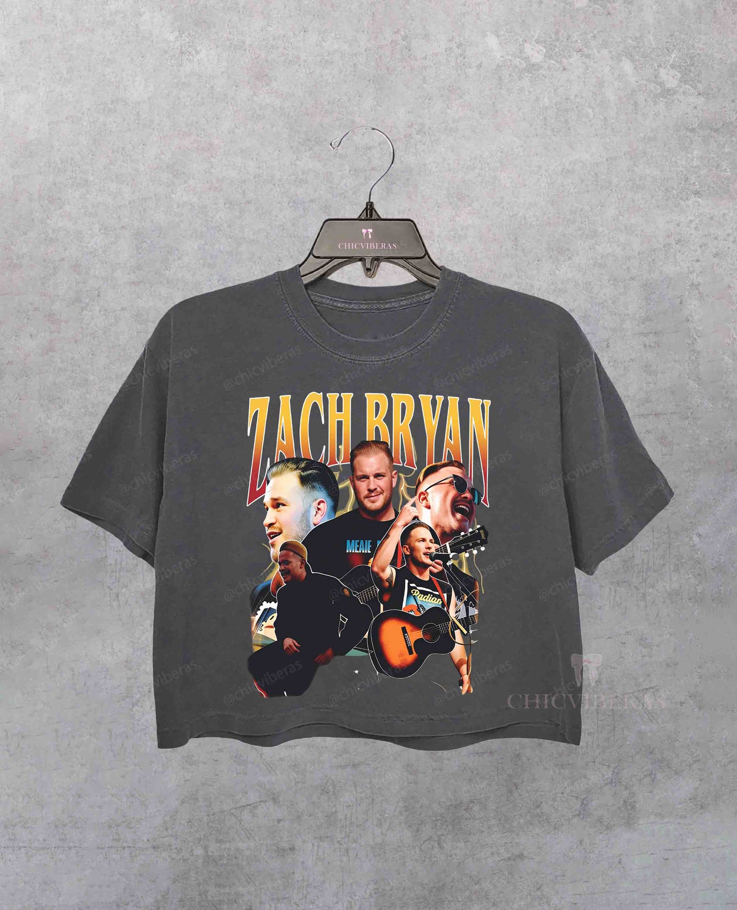 ZB Country Music Crop Shirt