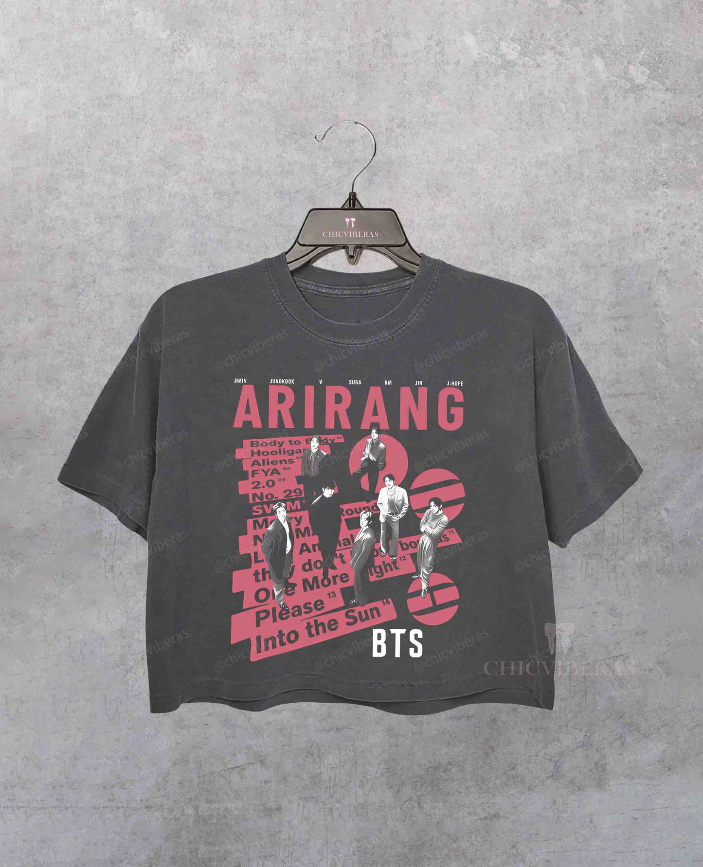 BTS Arirang World Tour Crop Shirt