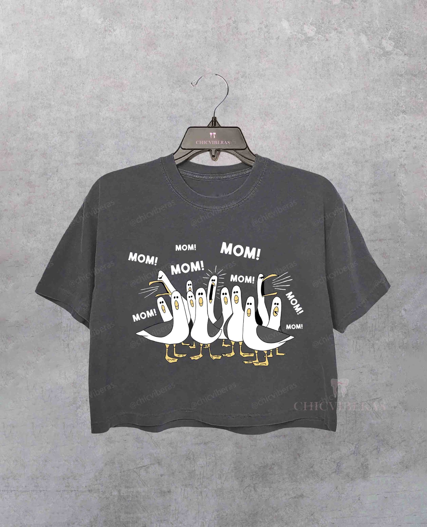 Seagulls Mom Mother's Day Crop Shirt