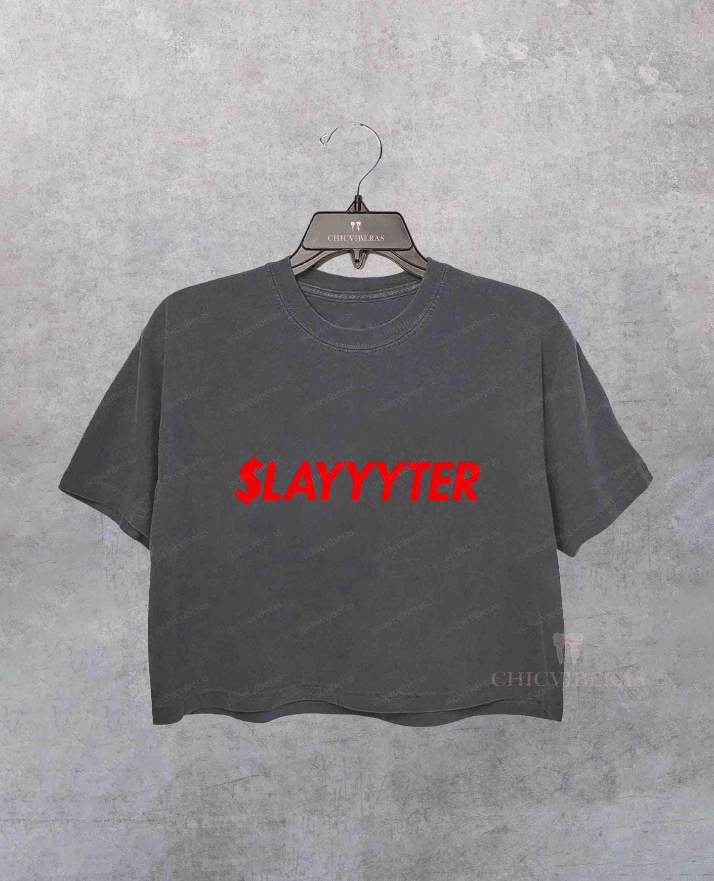 SLAYYYTER Pop Music Crop Shirt