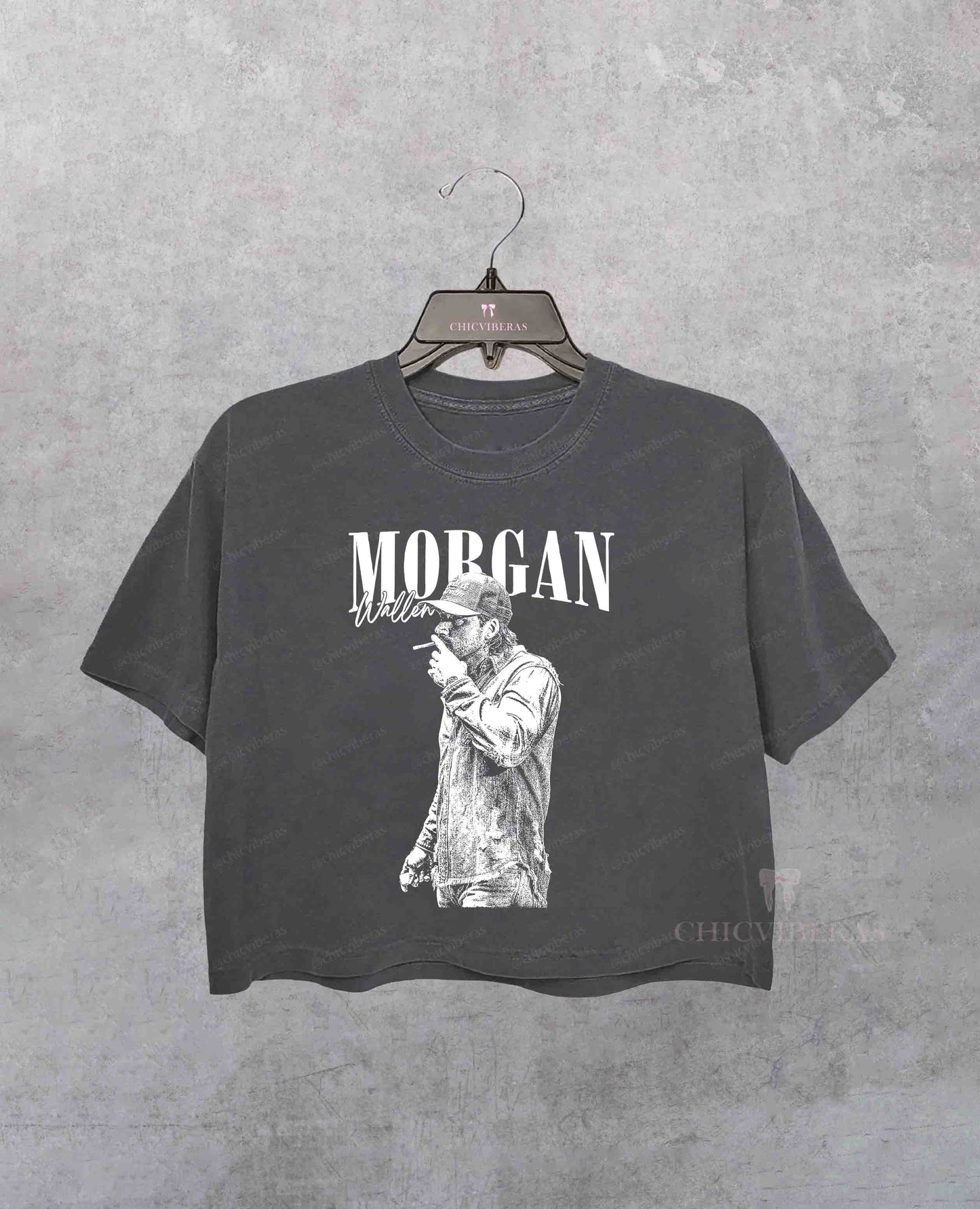 Wallen Country Music Crop Shirt