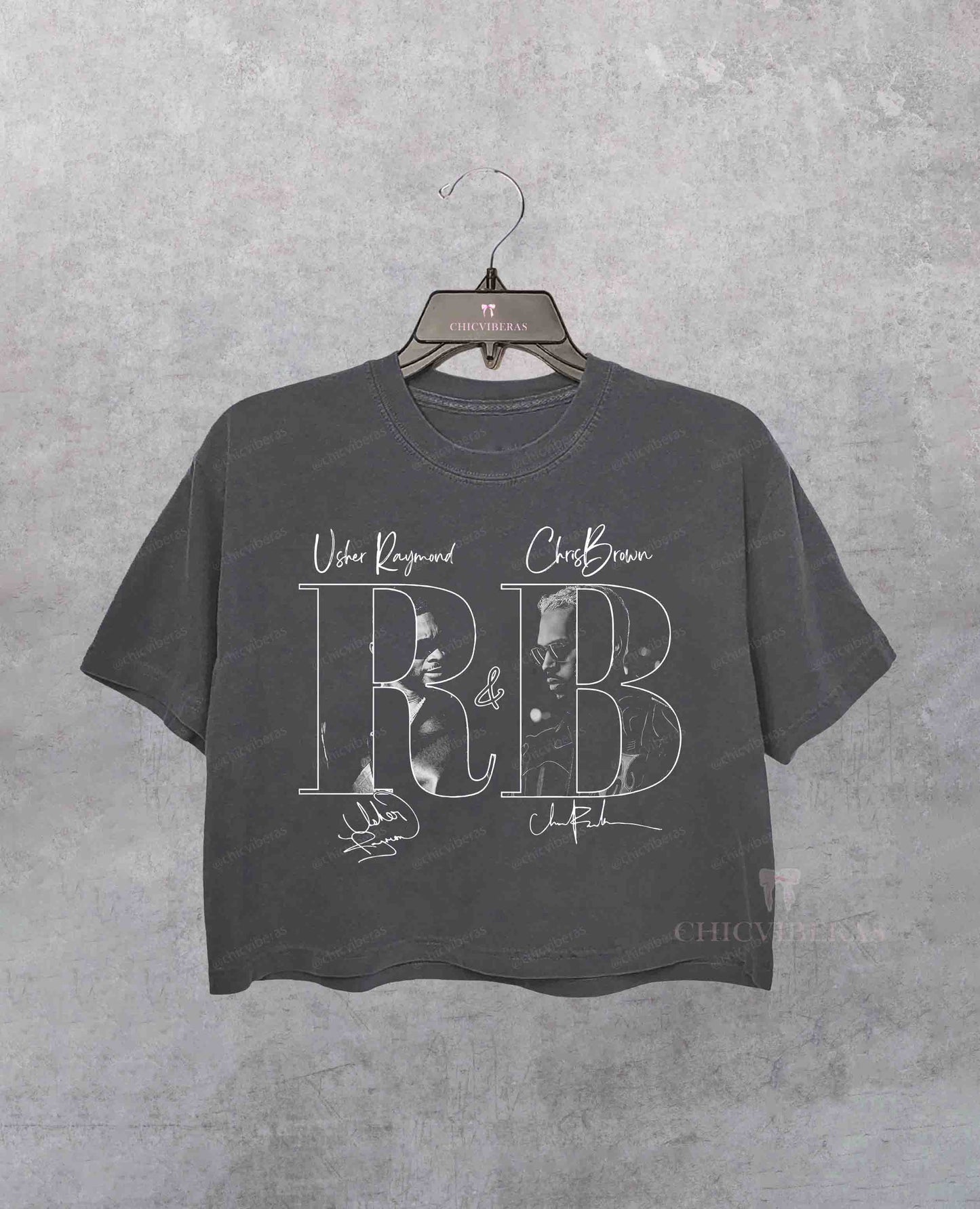 Usher Raymond & Chris Brown R and B Tour 2026 Crop Shirt