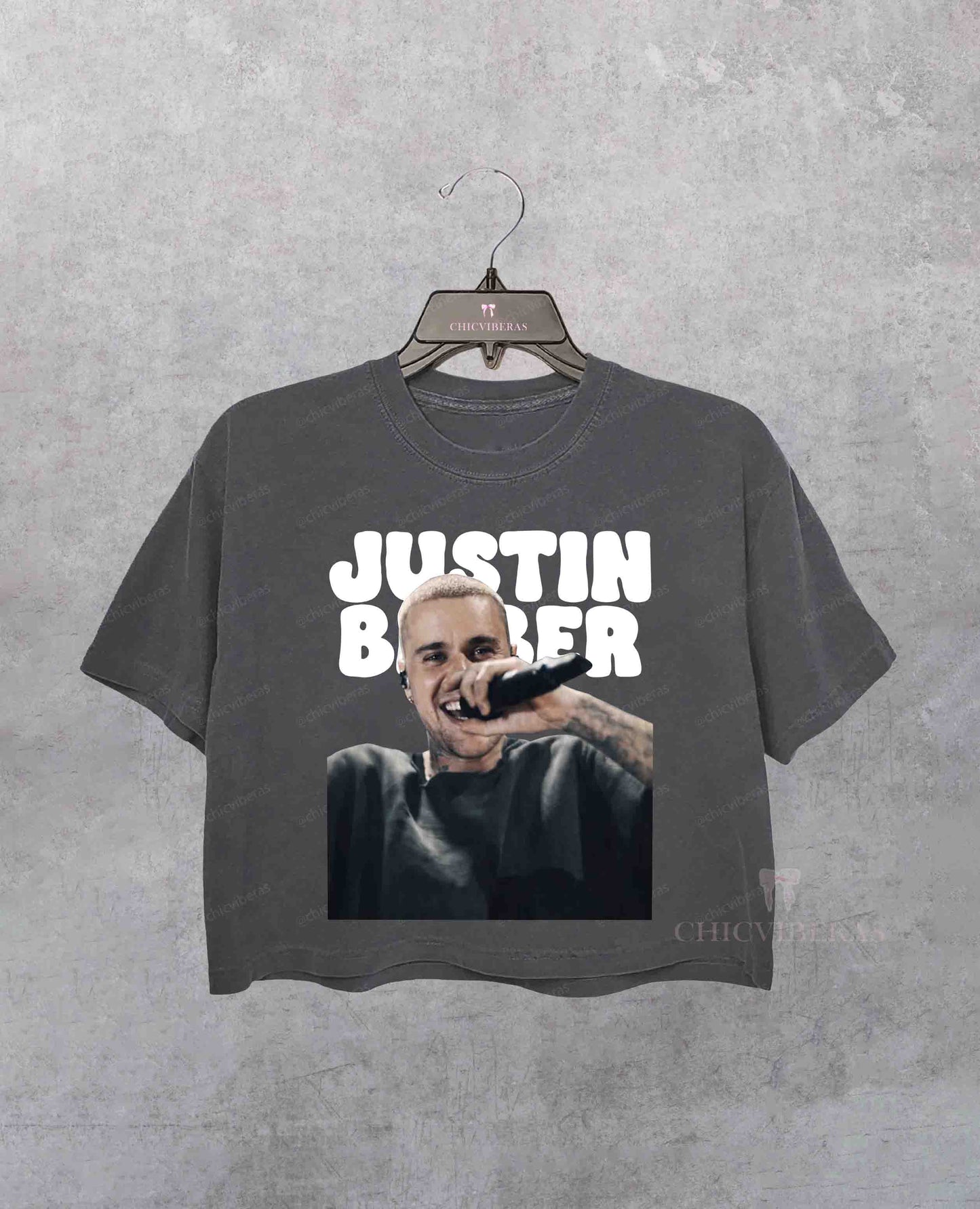 Bieberchella Justin Biebe Pop Music Crop Shirt