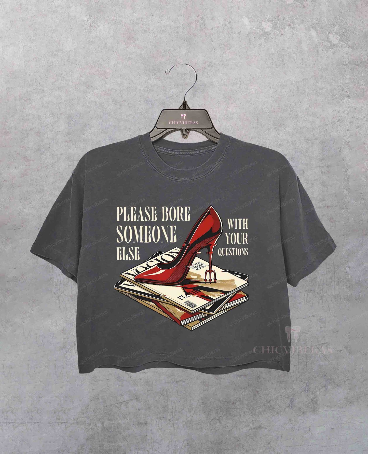 The Devil Wears Prada Fashion Boss Lady Crop Tee