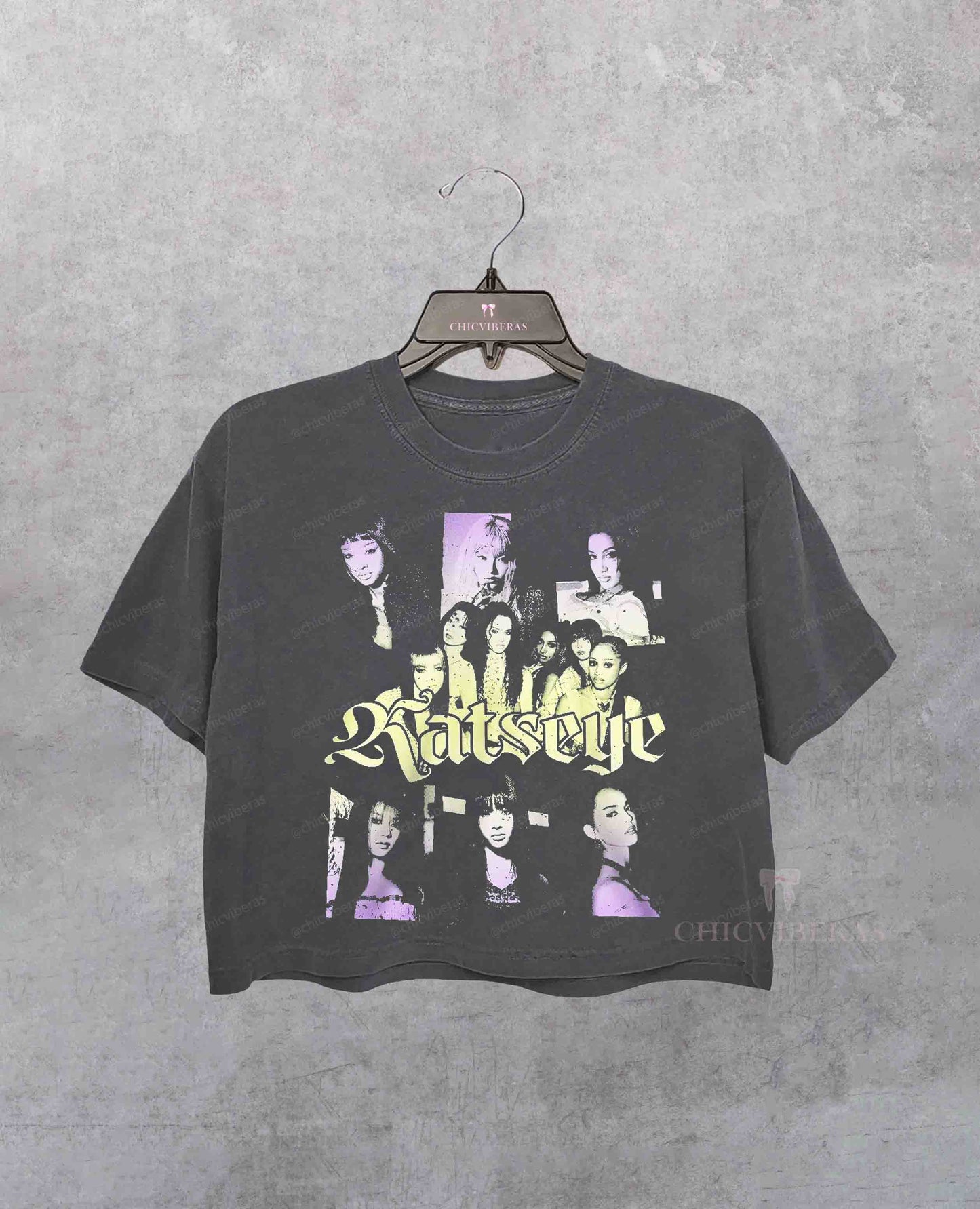 Vintage Katseye 90s Kpop Crop Shirt