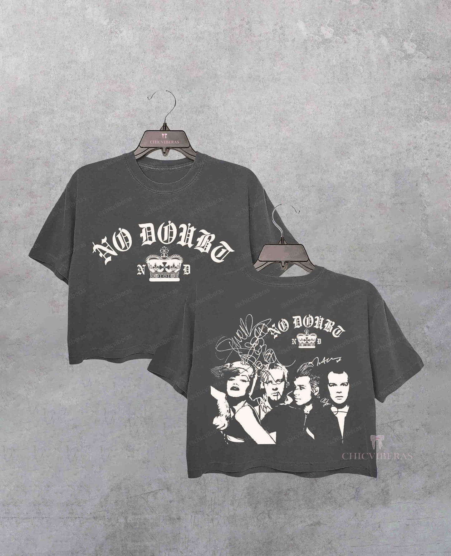 Vintage No Doubt Music Crop Shirt