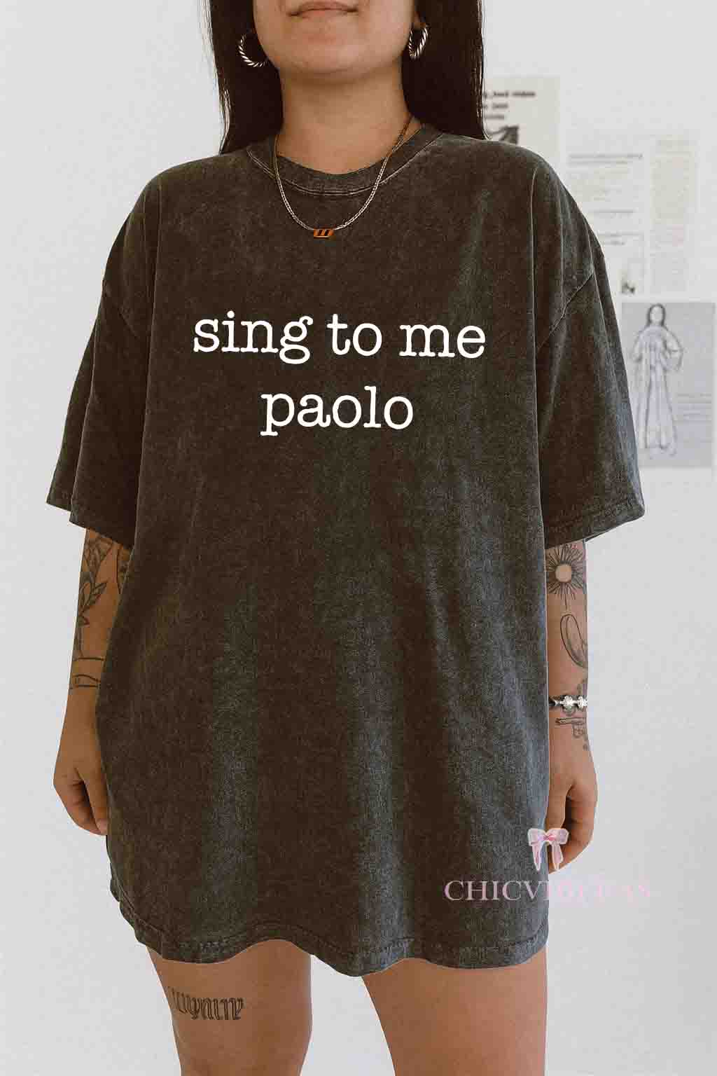 Sing to me paolo lizzie mcguire Tee