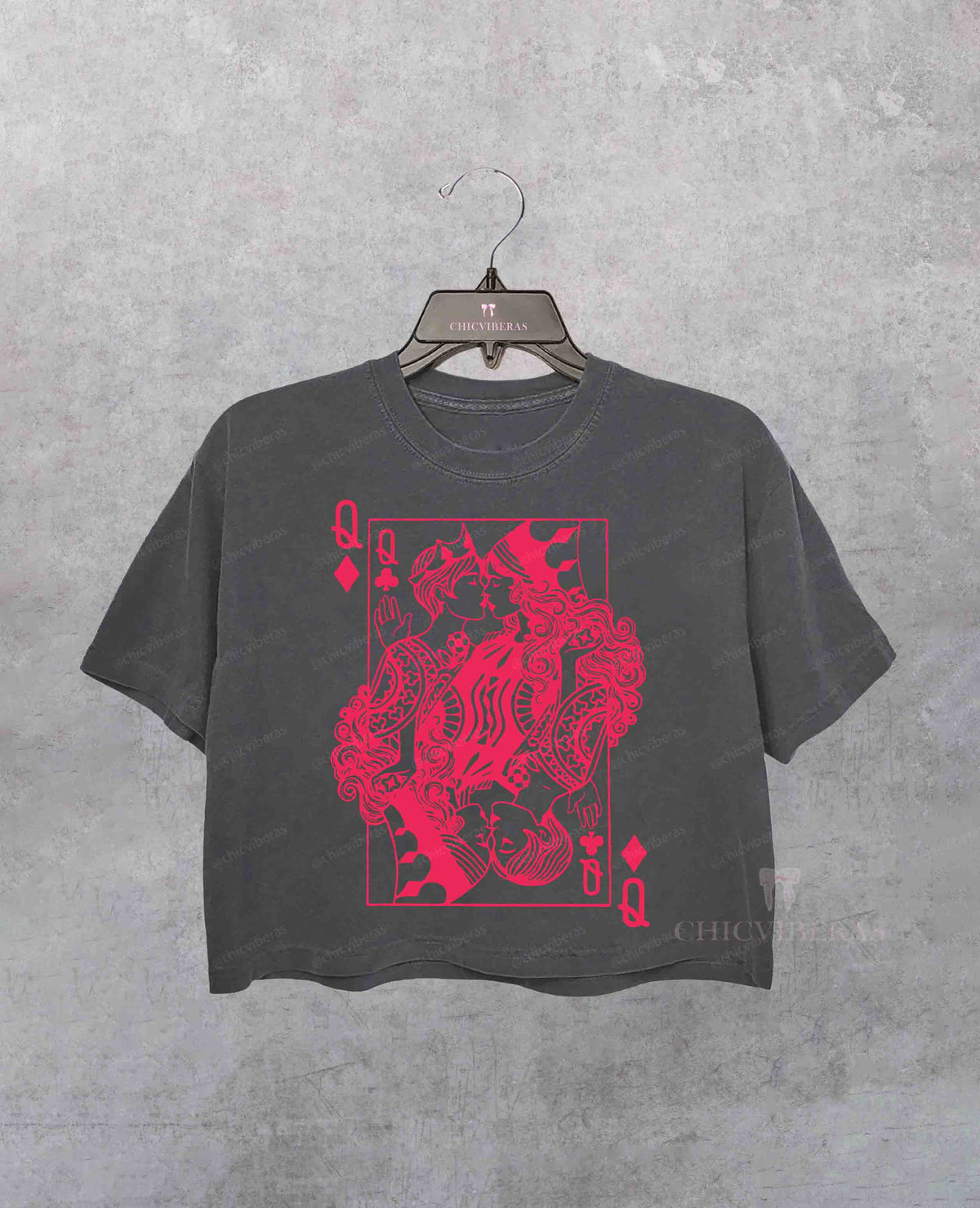 Lesbian Pride Queer Aesthetic Crop Shirt