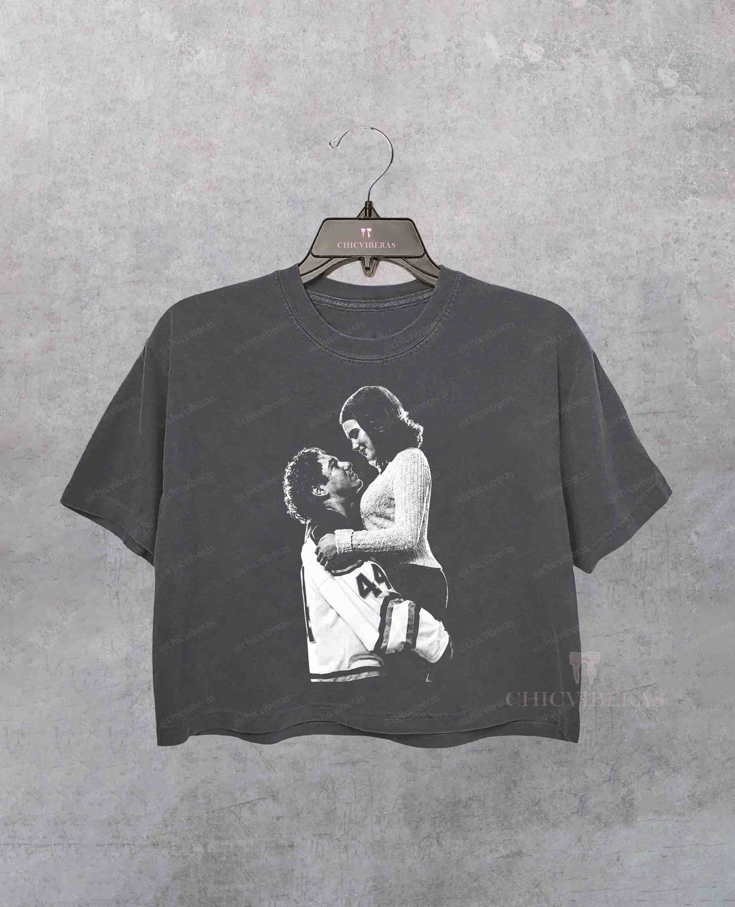 Hannah And Garrett Off-Campus Crop Shirt