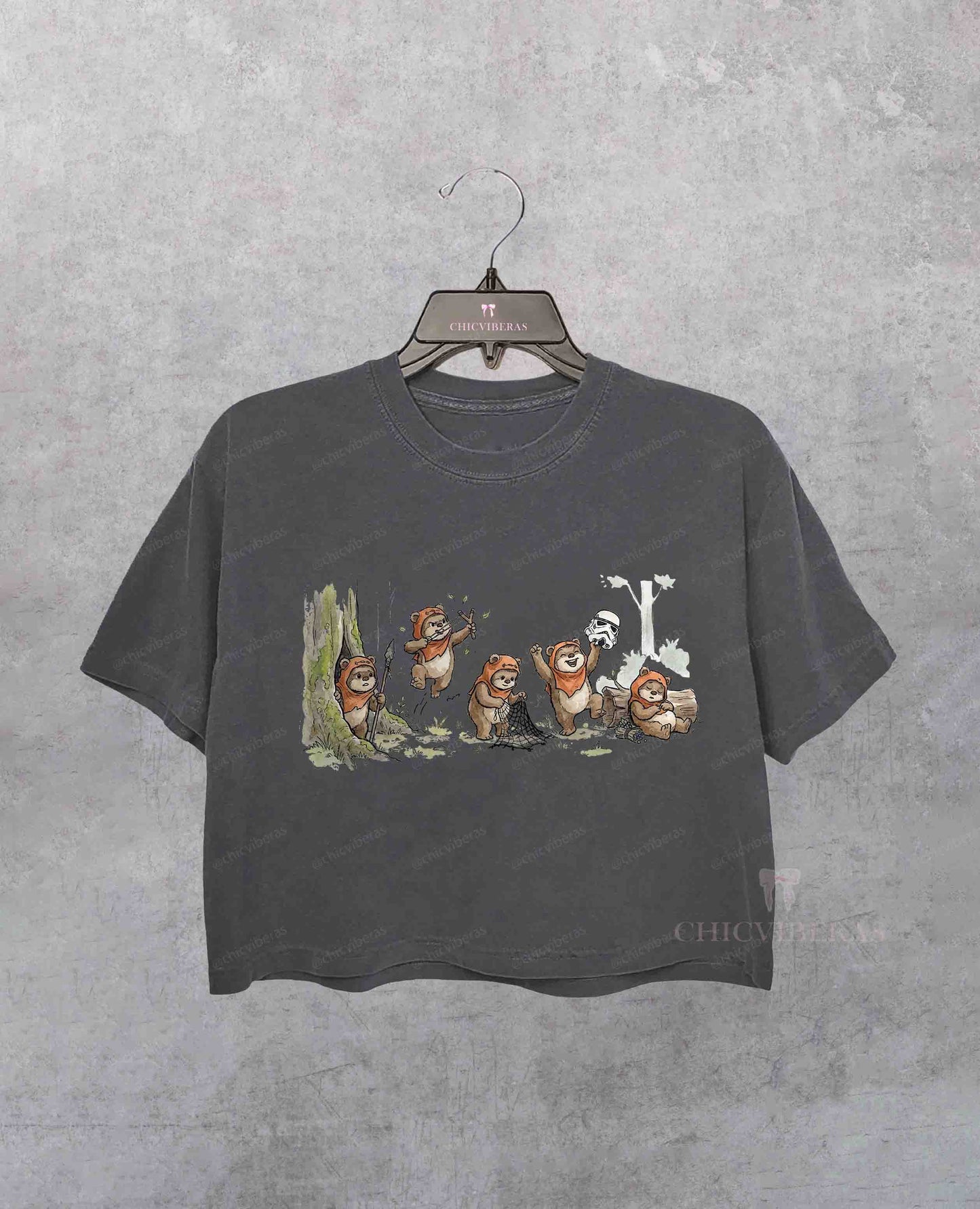 Star Wars Ewok Emotions Crop Shirt