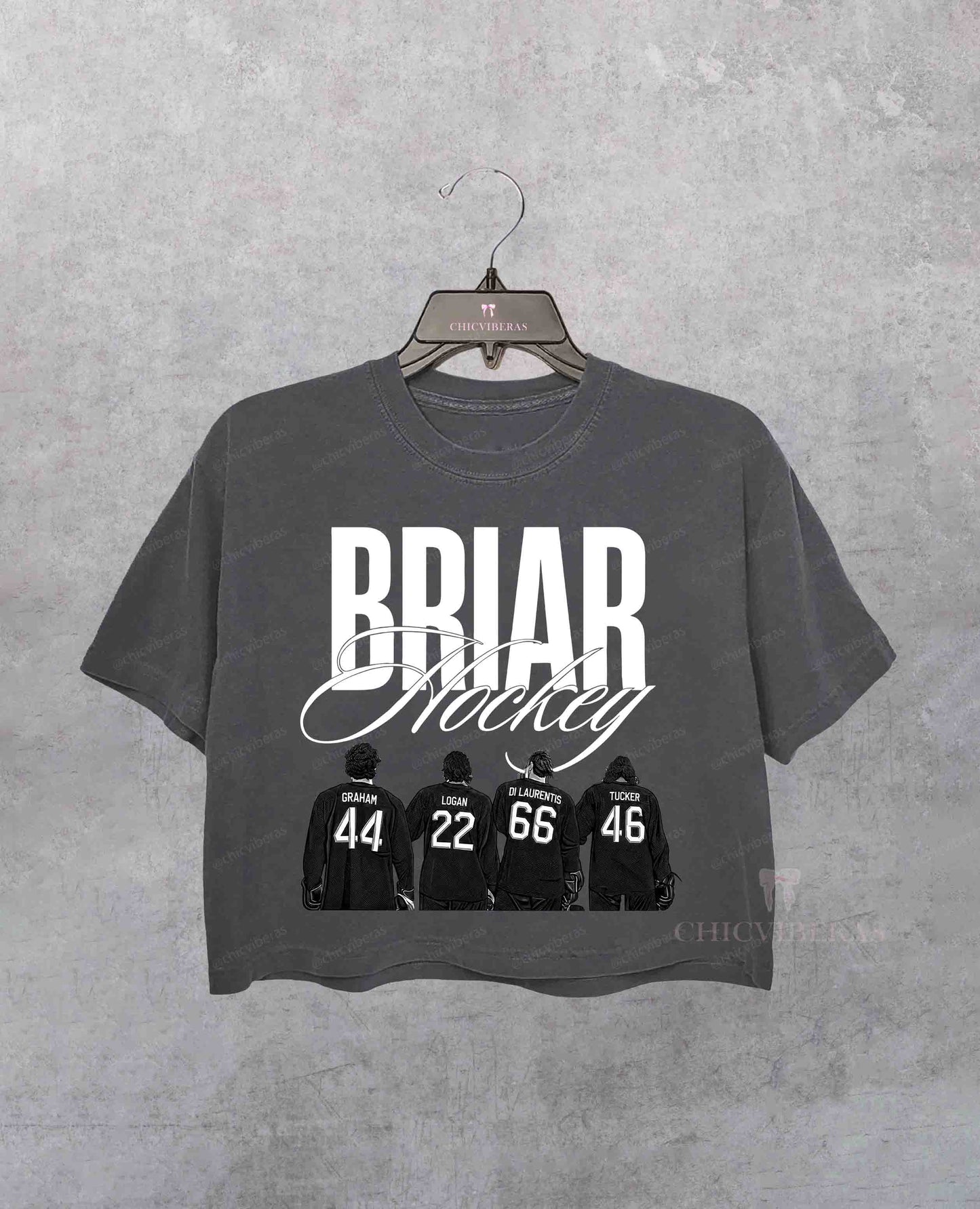 Briar University Hockey Club Off-Campus Crop Shirt