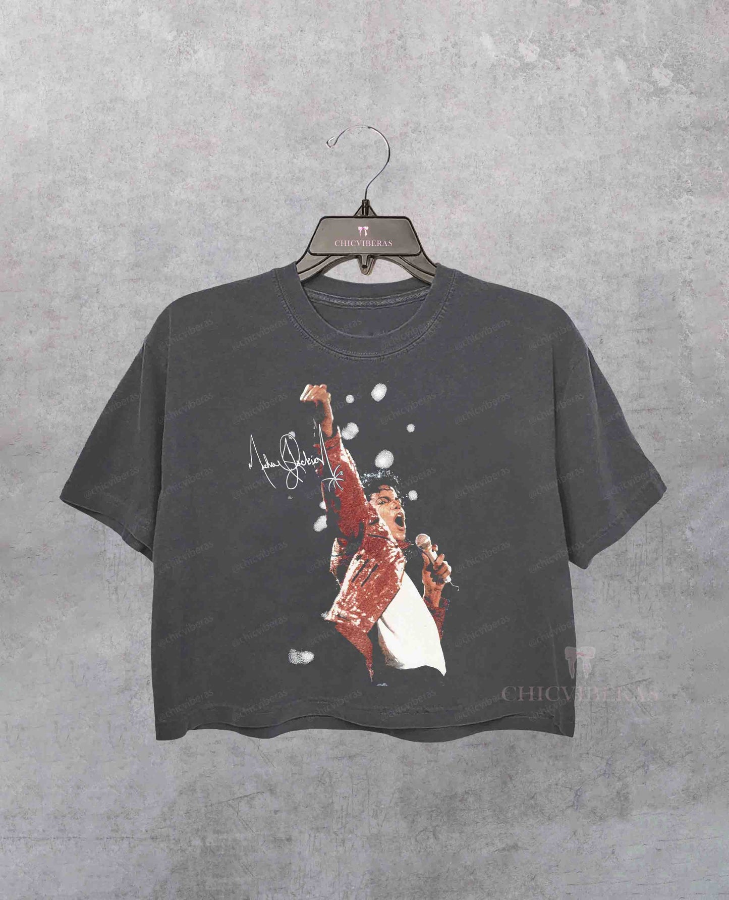 Michael Jackson Bad World Tour 1987 Crop Shirt