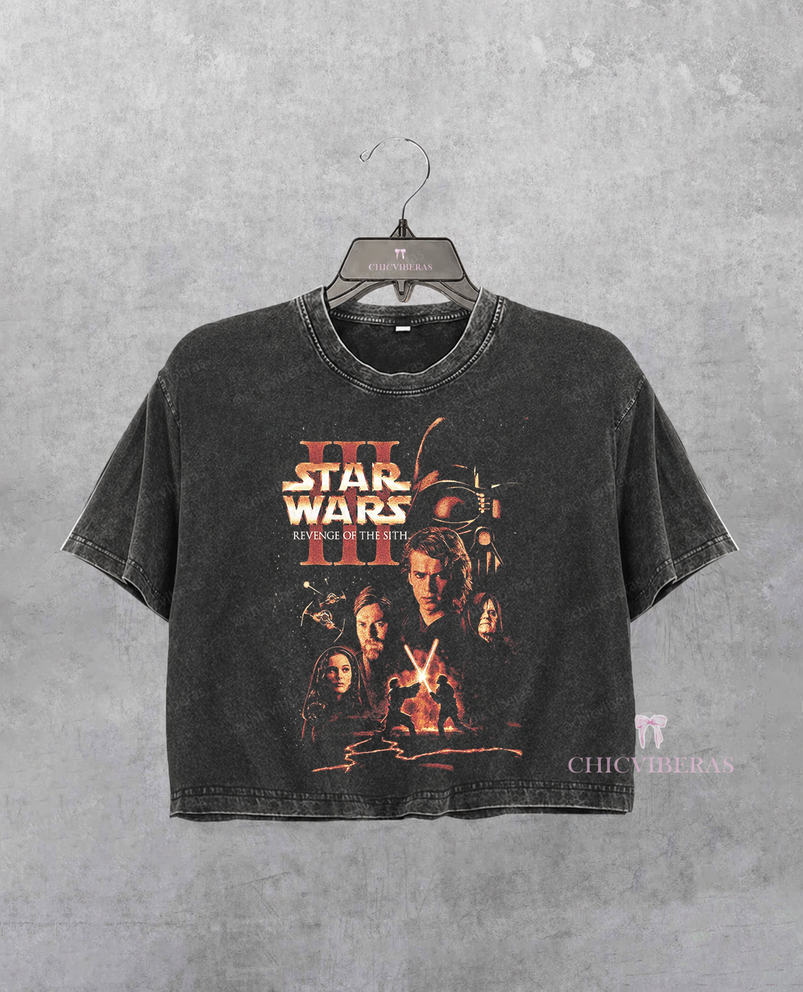 Limited Retro Star Wars Anakin Skywalke Crop Shirt