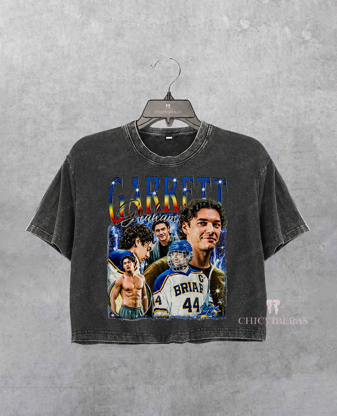 Garrett Graham Rap Style Vintage Crop Shirt