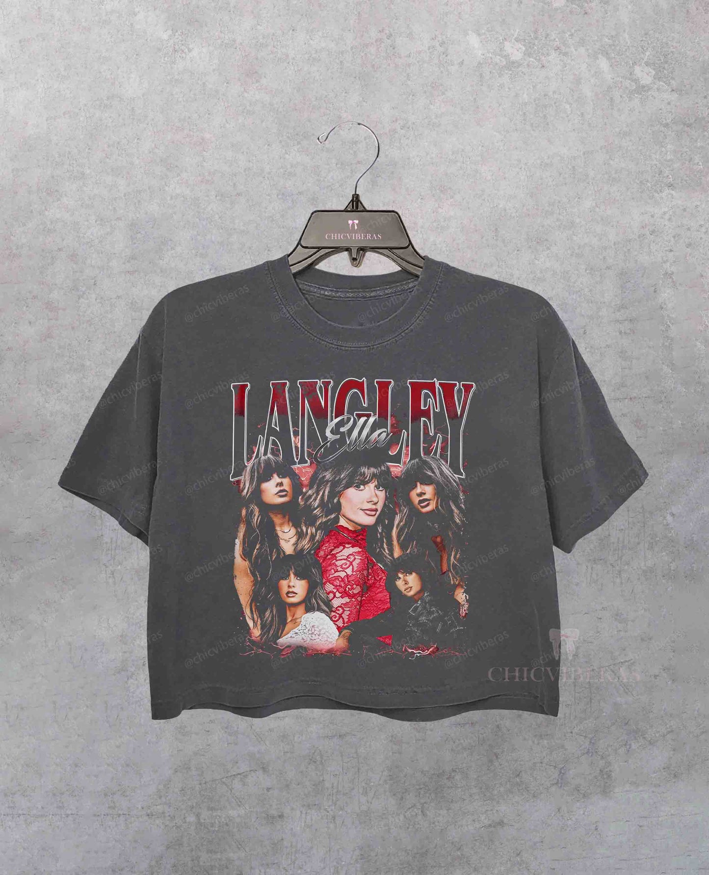 Limited Ella Langley 90s Vintage Crop Shirt