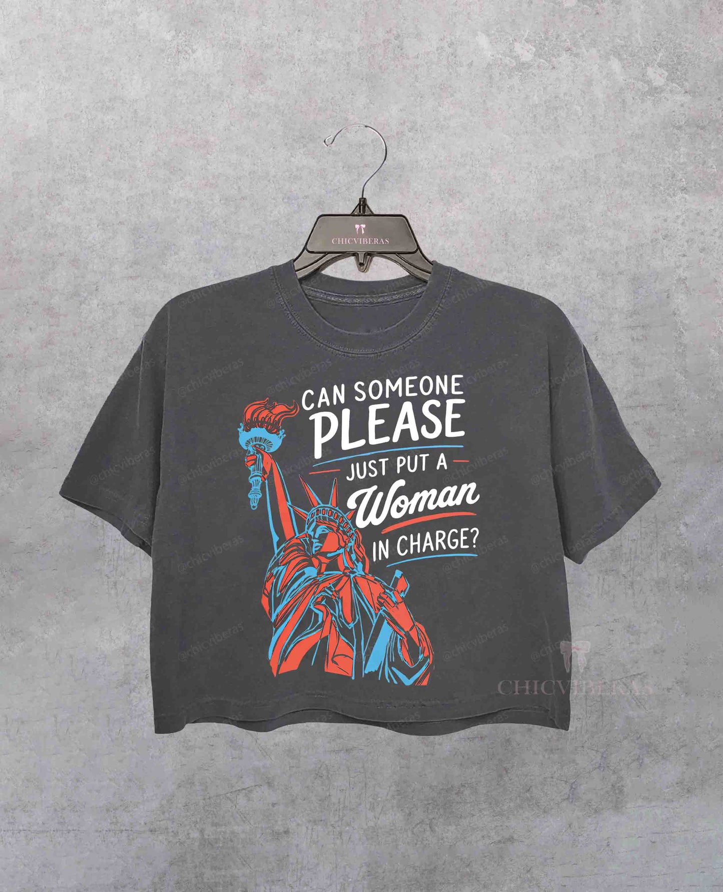 Feminist 4th of July 250th Anniversary Crop Shirt