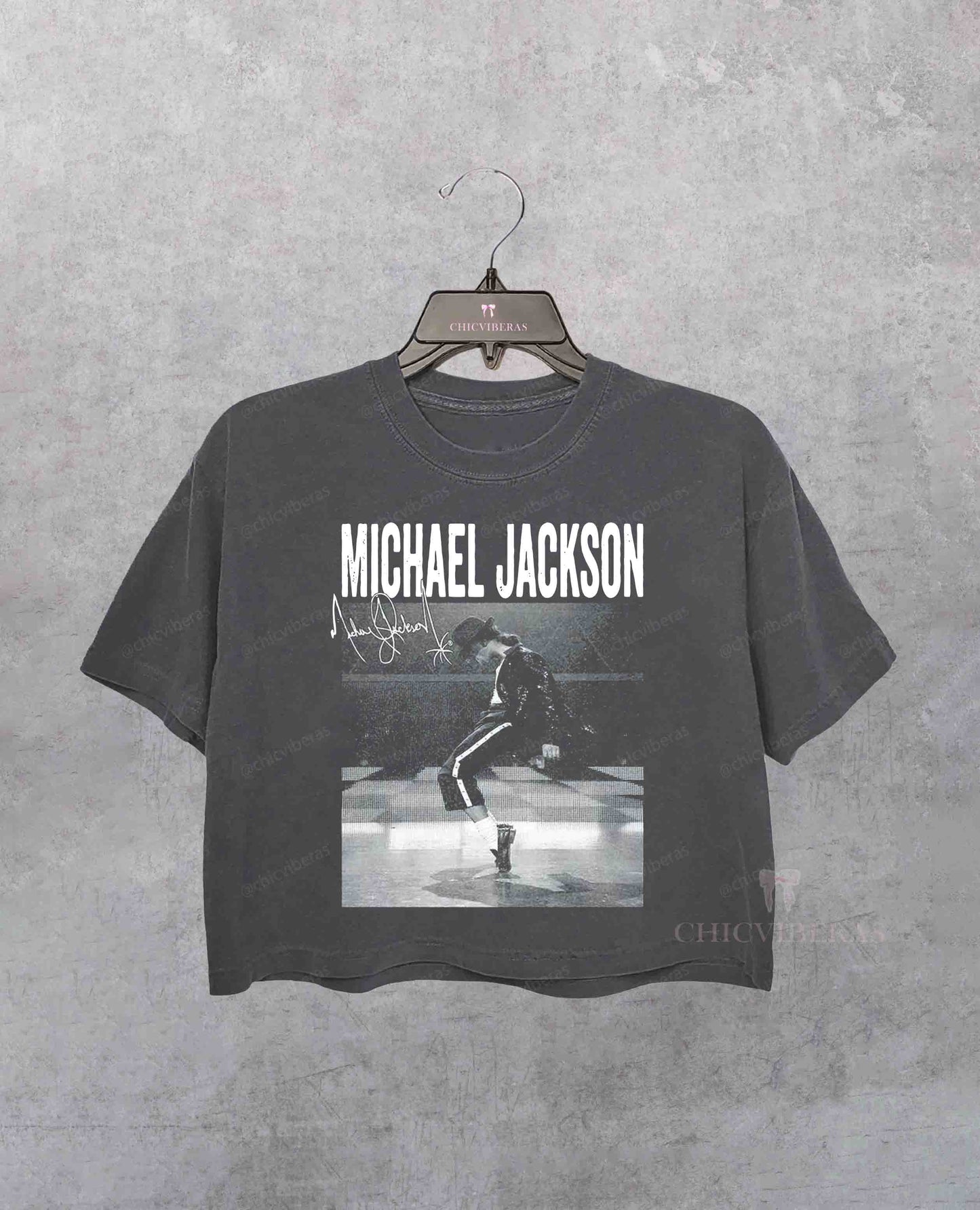 Iconic Dance Michael Jackson Bad World Tour 1987 Crop Shirt