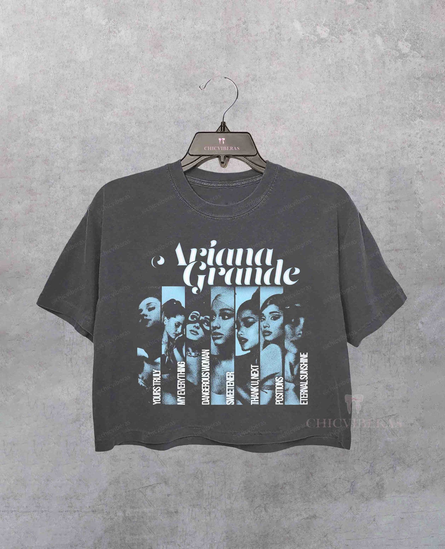 Retro Ariana GrandeTour 2026 Crop Shirt