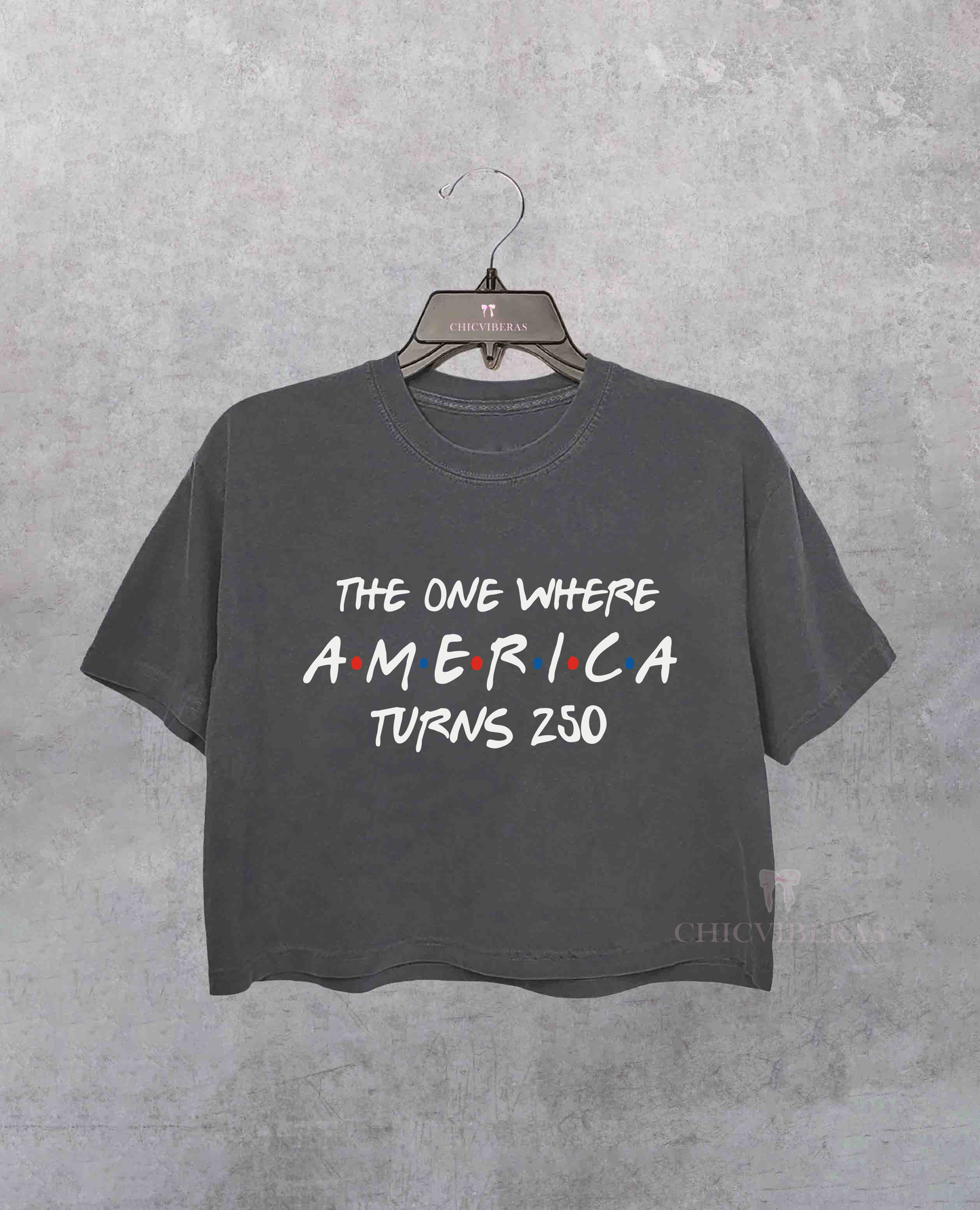 The One Where America Turns 250 Years Crop Shirt