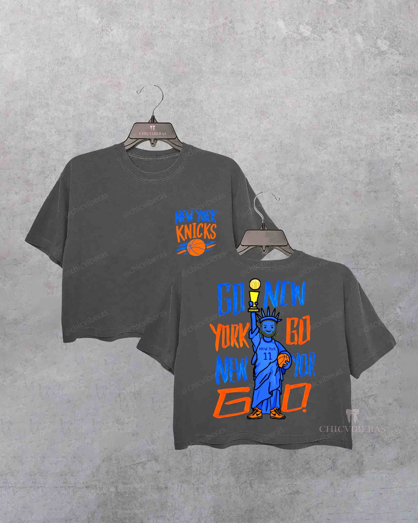 Go New York Go New York Basketball Crop Shirt