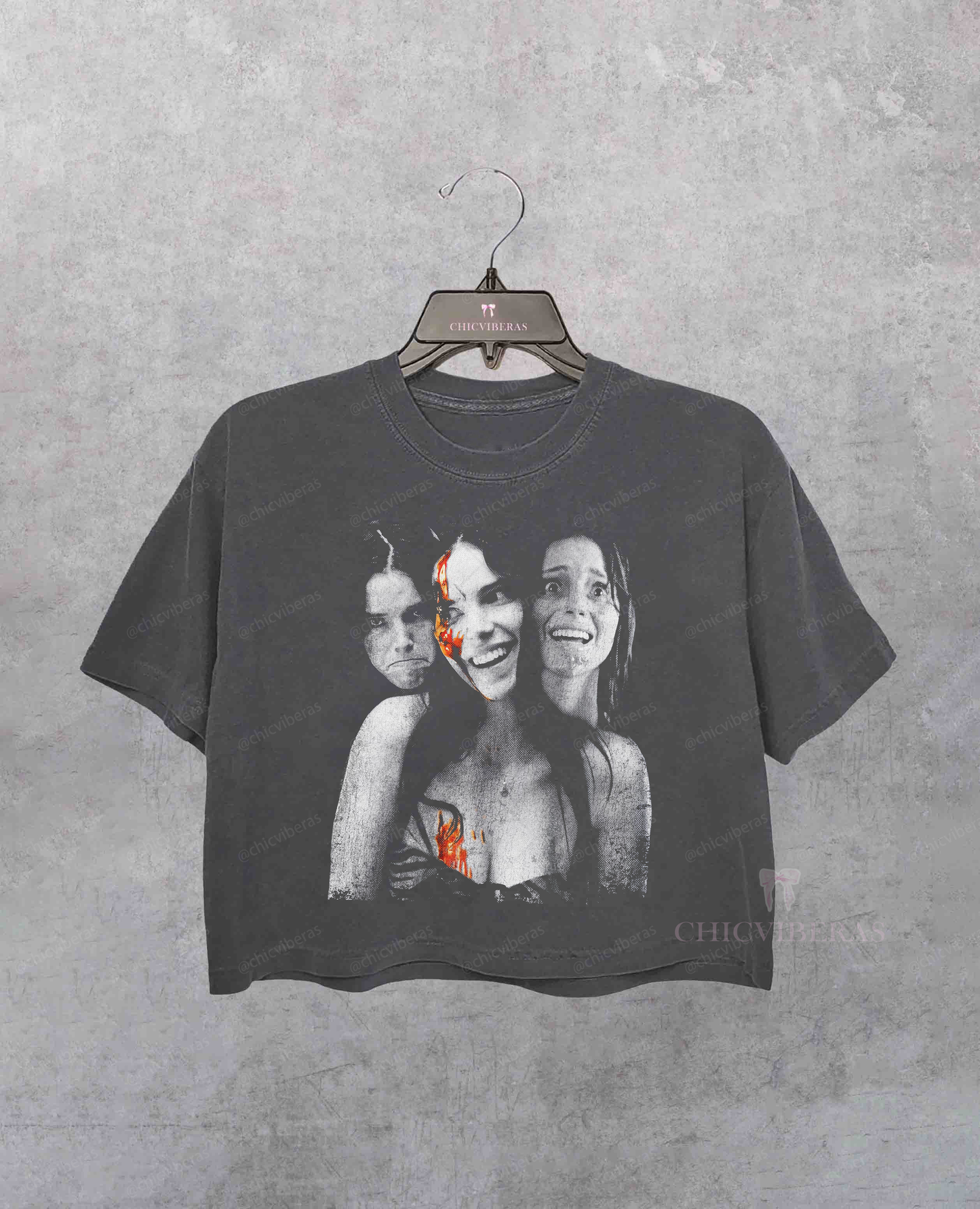 Limited Nikki Obsession Horror Movie Crop Shirt