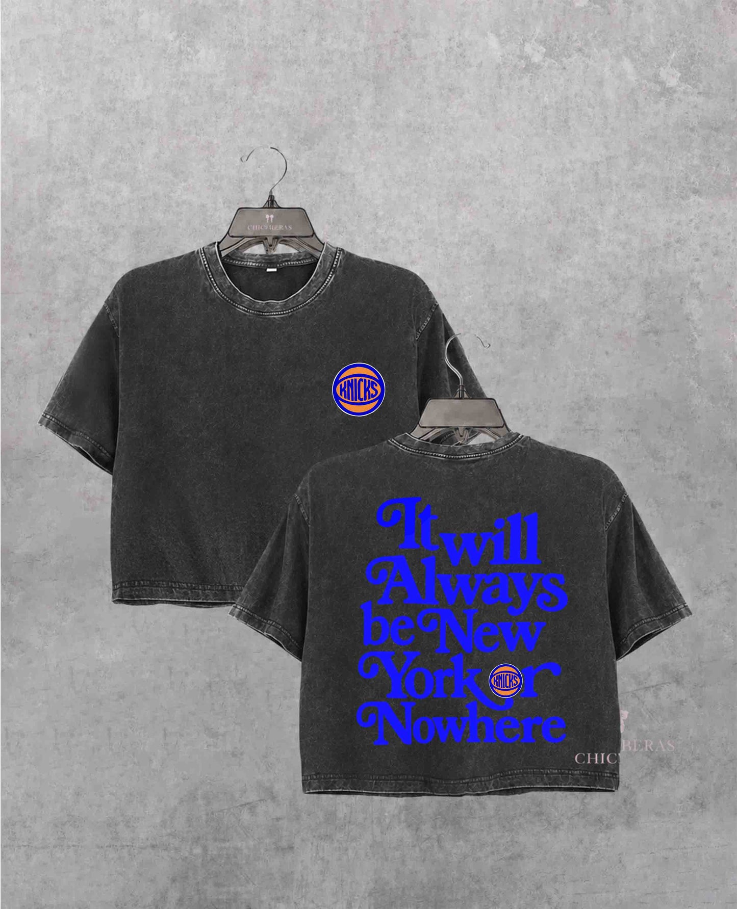 New York Or Nowhere NYC Game Day Crop Shirt