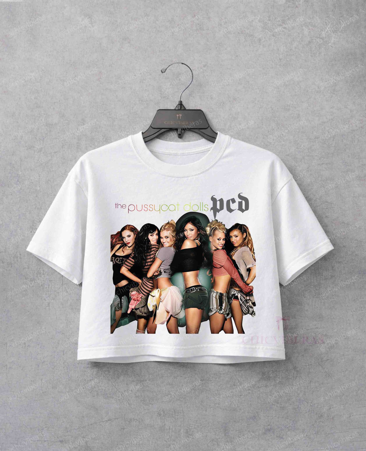 The Pussycat Dolls Music Crop Shirt