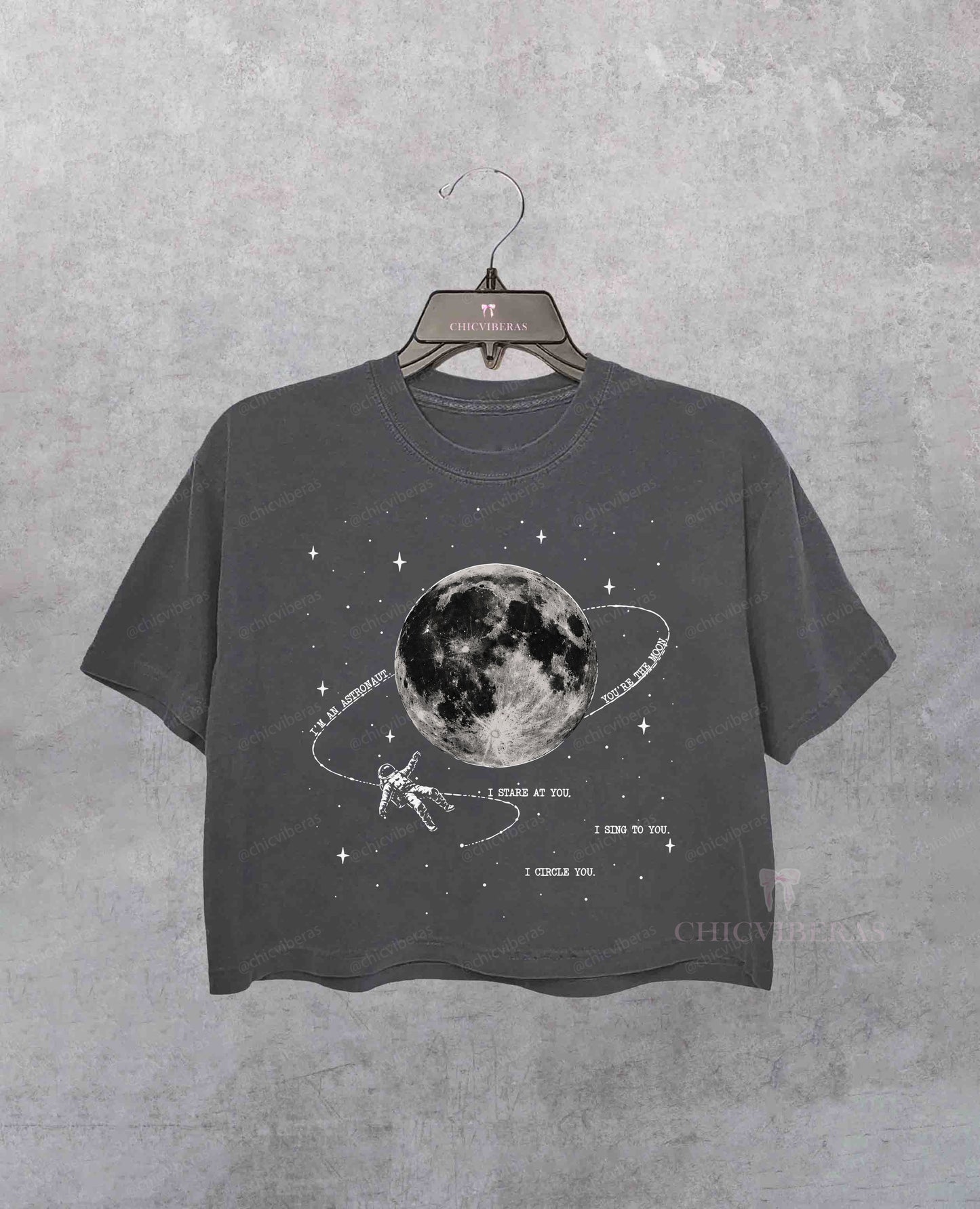 Astronaut Moon NK Indie Folk Orbiter Inspired Crop Shirt