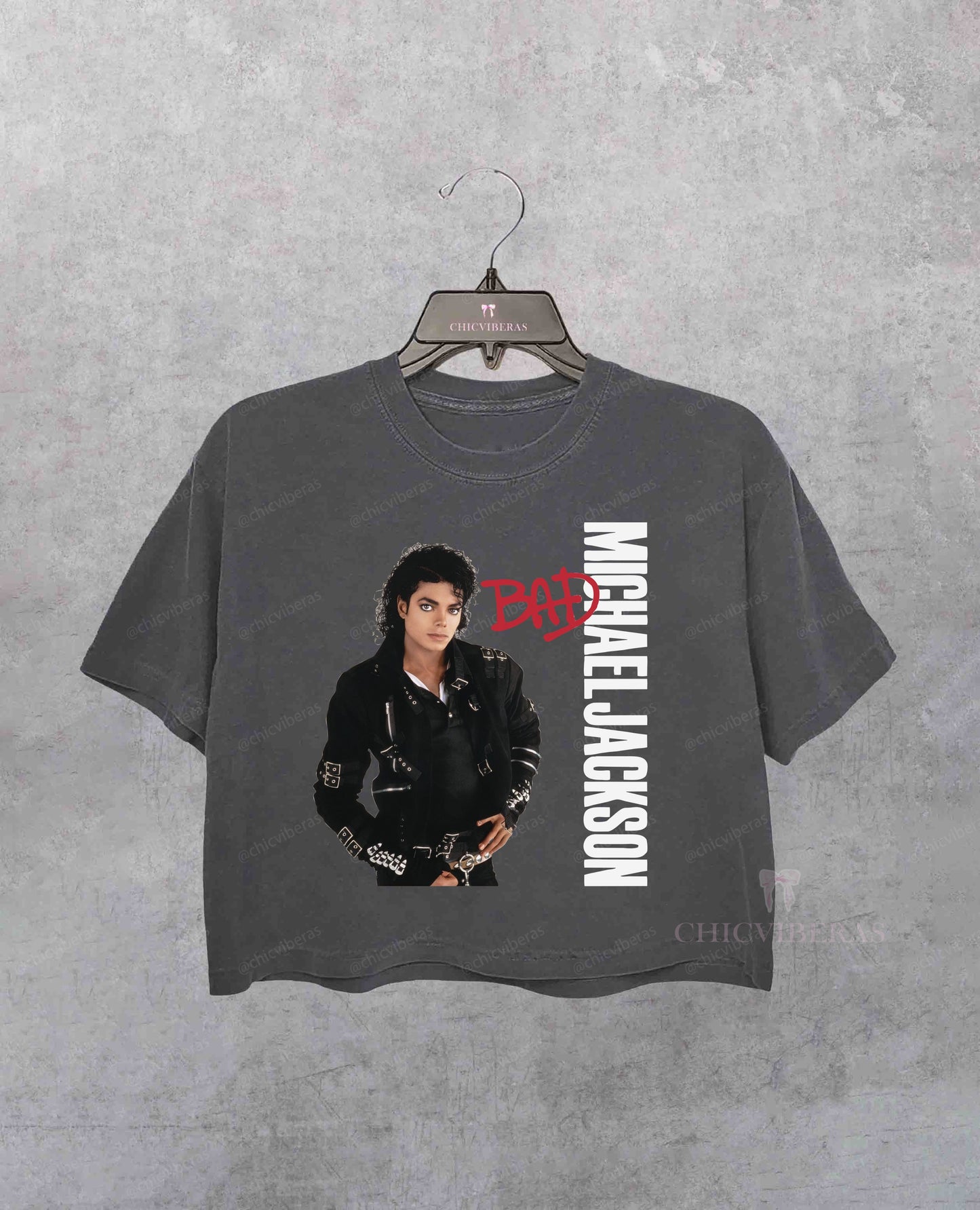 Michael Jackson Bad World Tour 1987 Crop Shirt