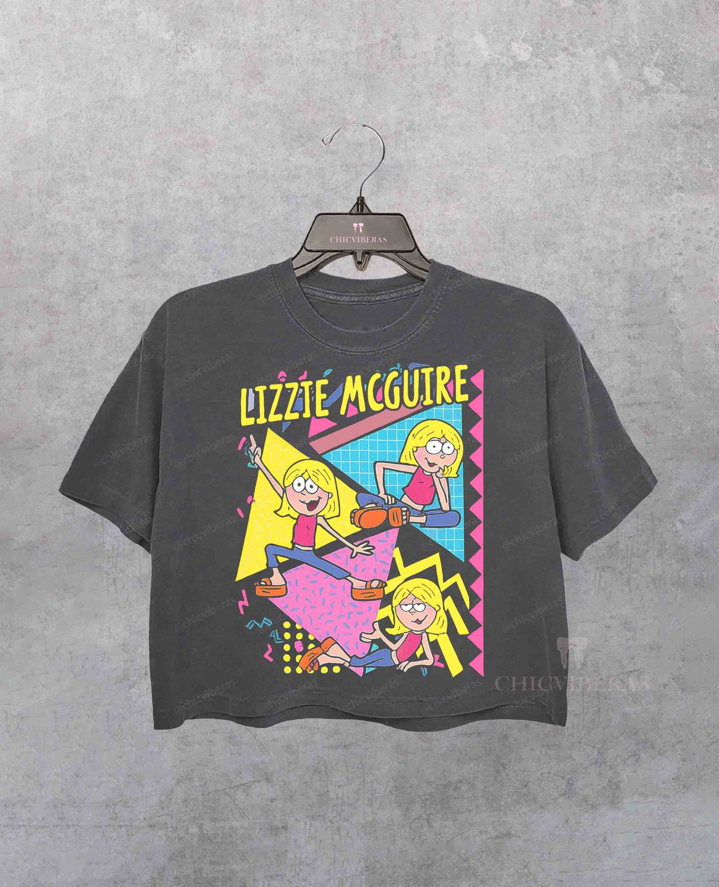 Lizzie McGuire 90s Cartoon Crop Shirt