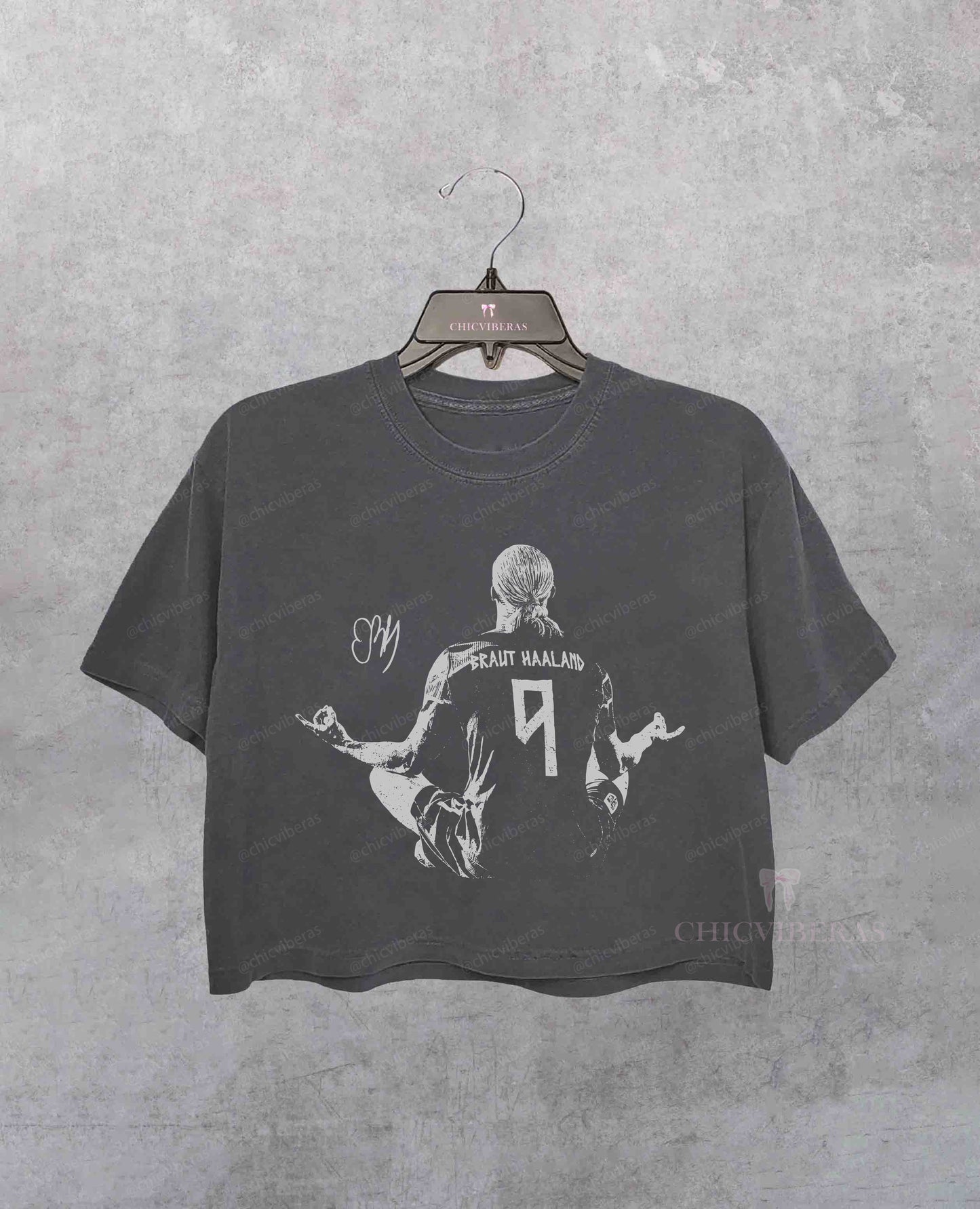 Erling Norway Soccer World Vintage Crop Shirt