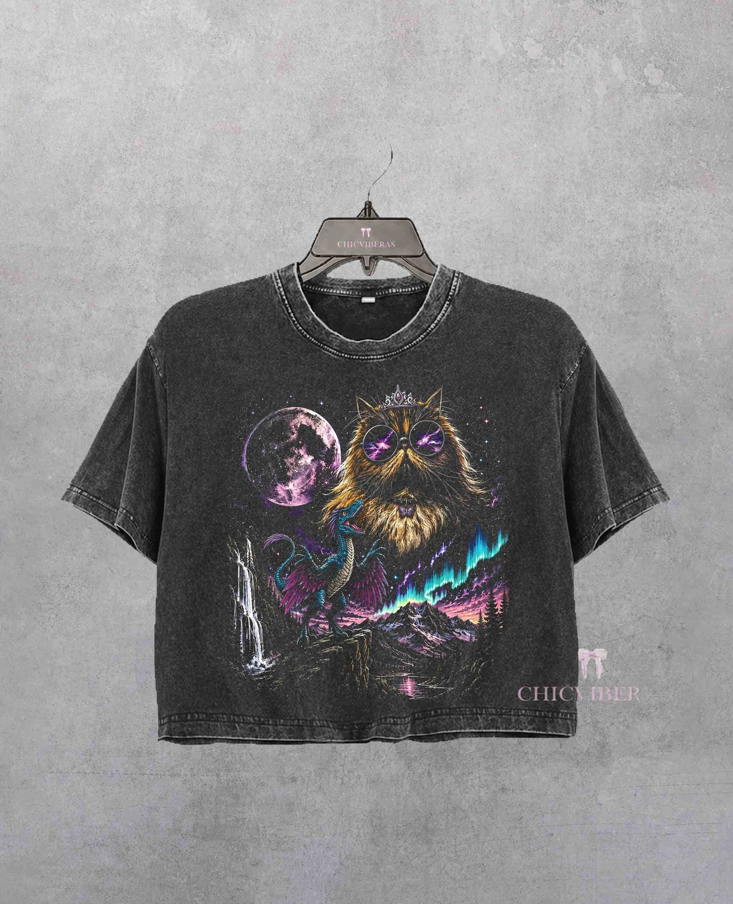 Vintage Princess Donut Dungeon Crawler Carl Crop Shirt