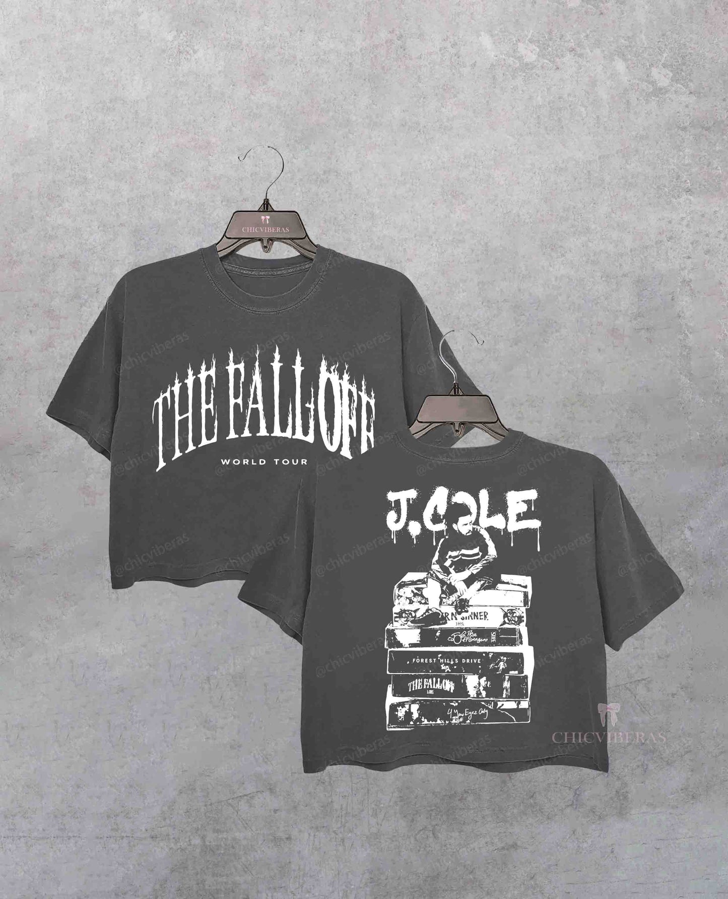 Vintage JC The Fall Off Tours Crop Shirt