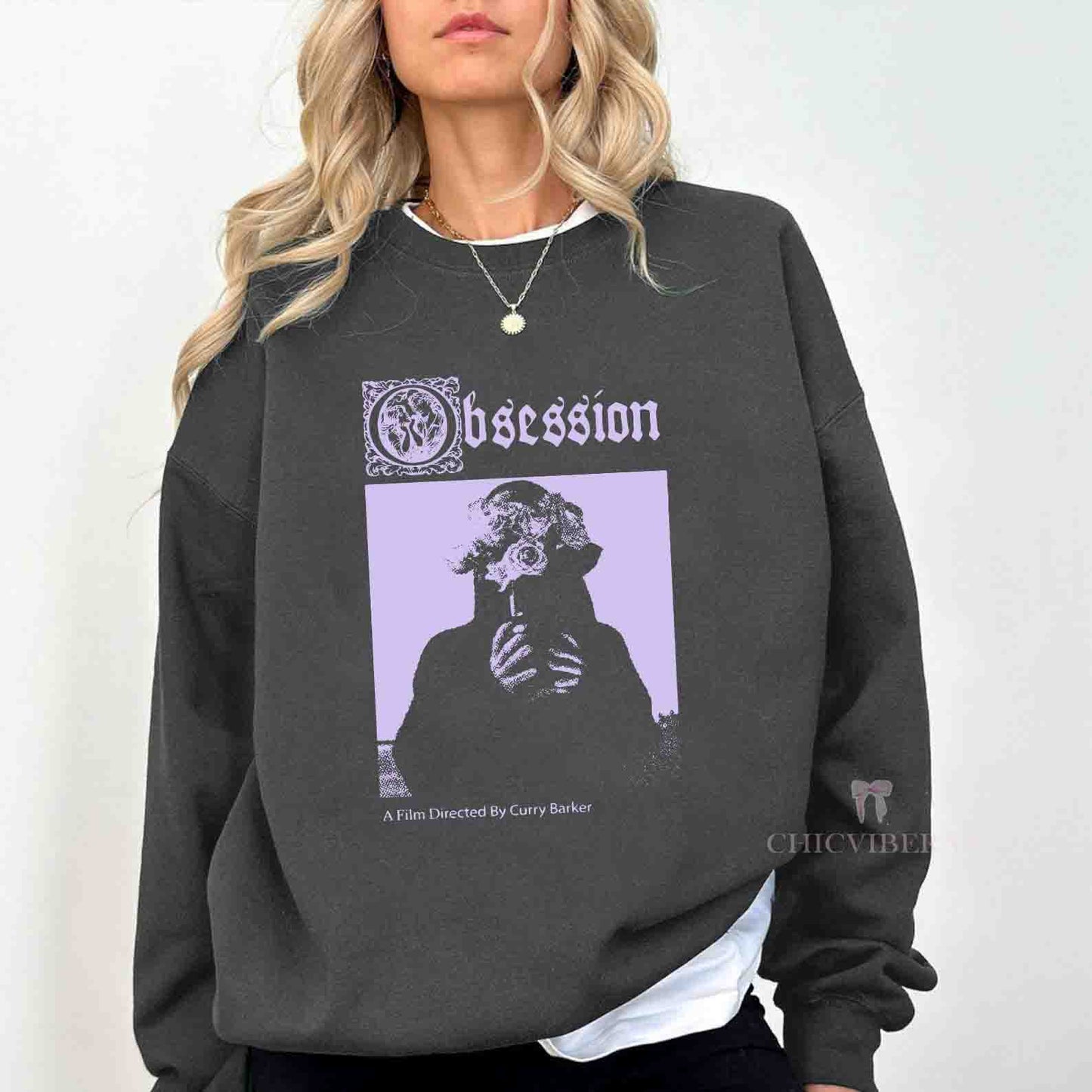 Obsession Movie 2026 Curry Barker Gothic Horror Crewneck