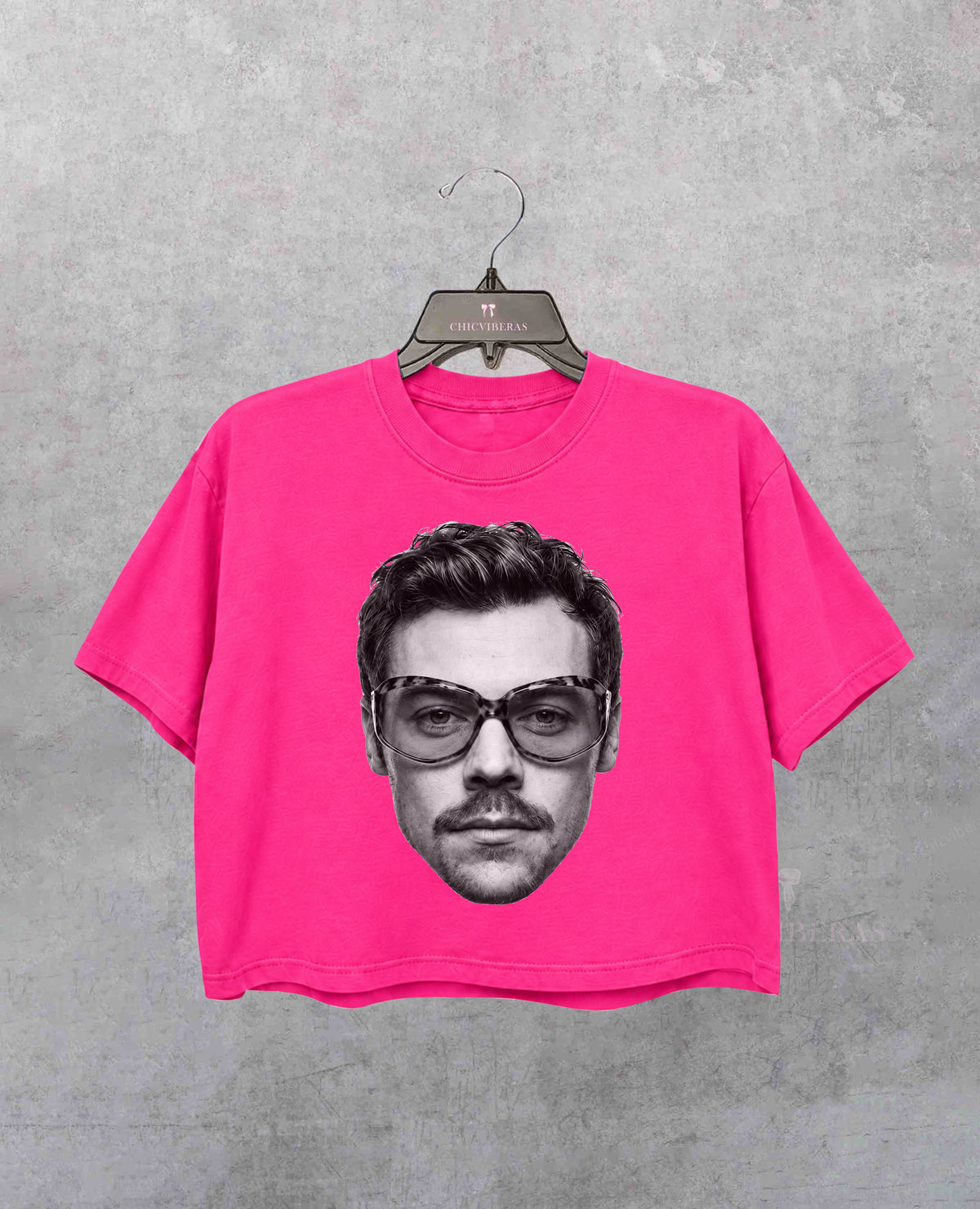 Harry S Face Vintage Concert Crop Shirt